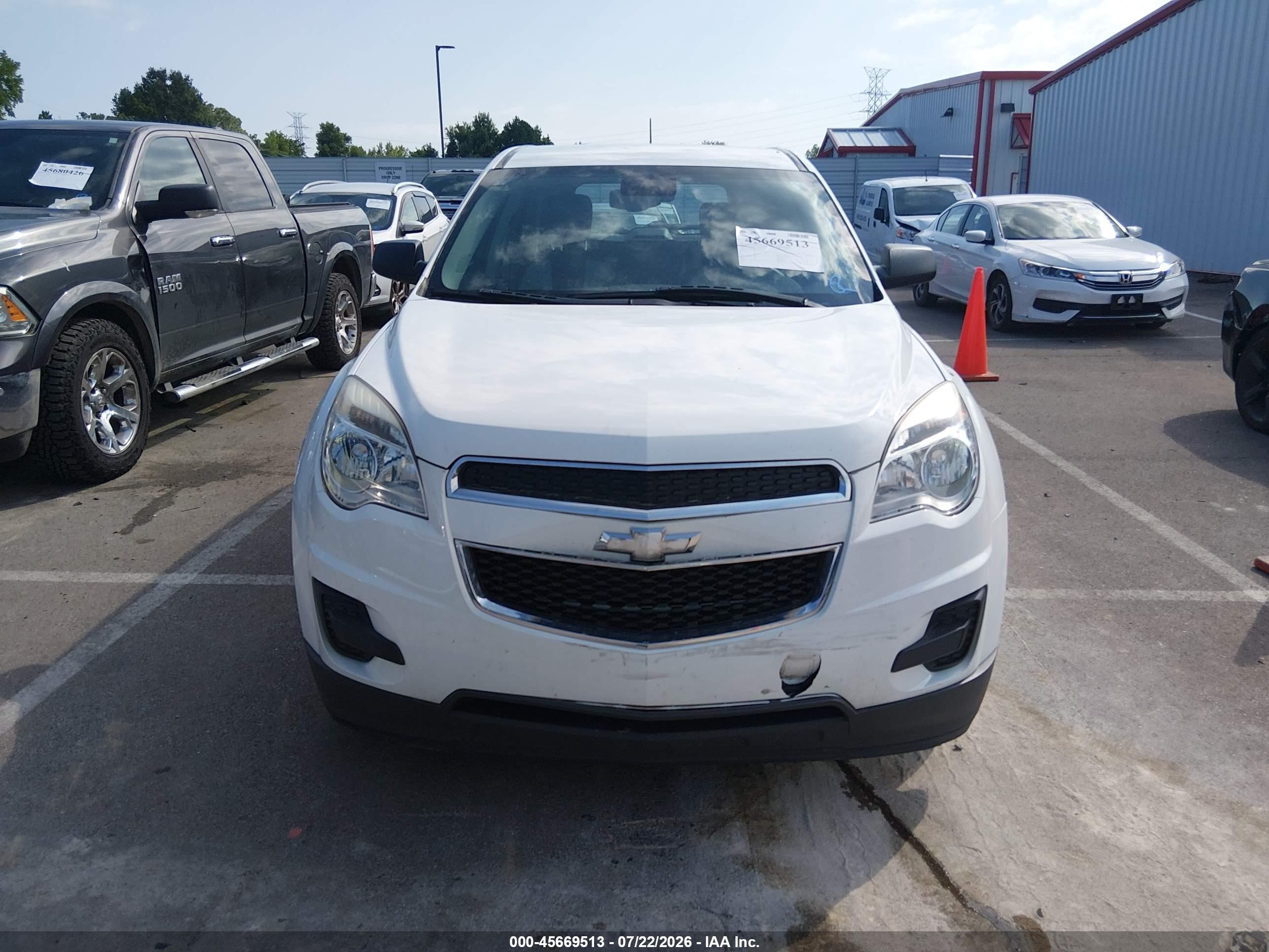 2014 Chevrolet Equinox Ls White vin: 2GNALAEK3E1144284
