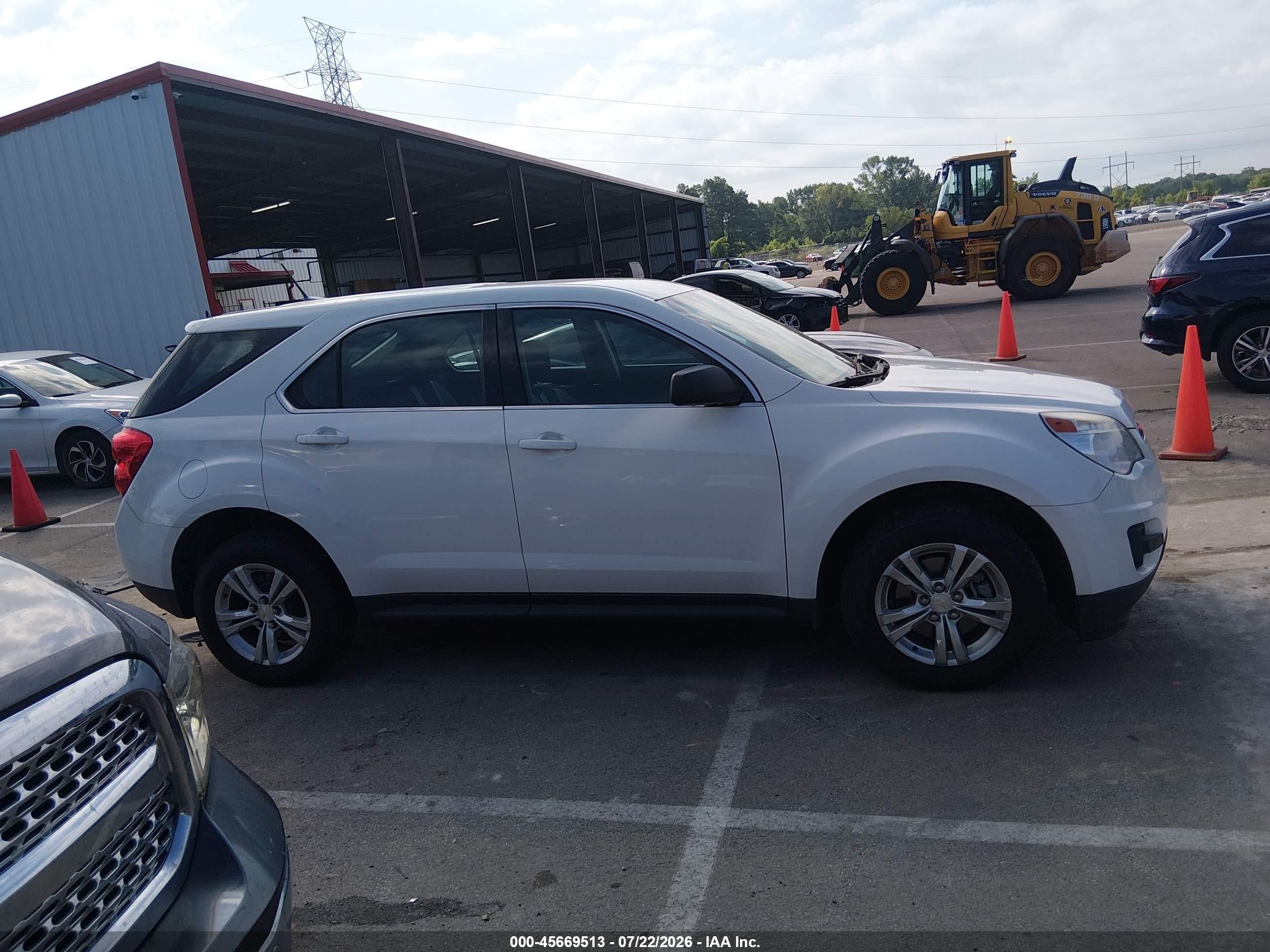 2014 Chevrolet Equinox Ls White vin: 2GNALAEK3E1144284