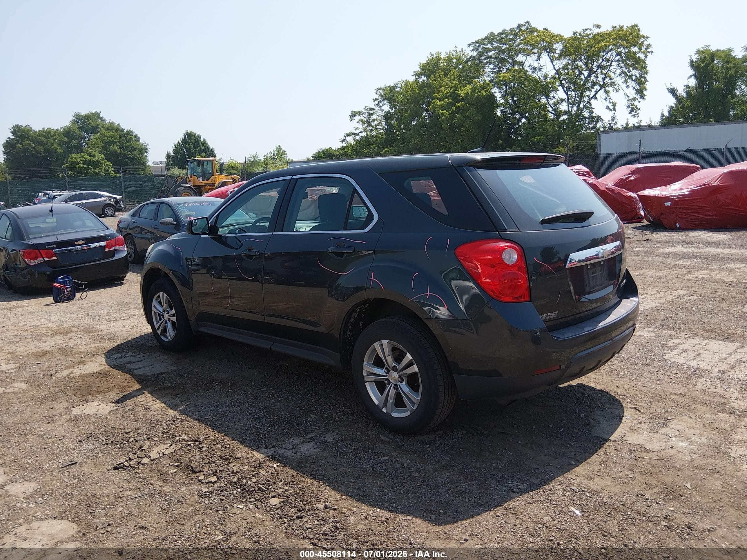 2014 Chevrolet Equinox Ls Gray vin: 2GNALAEK3E1150361