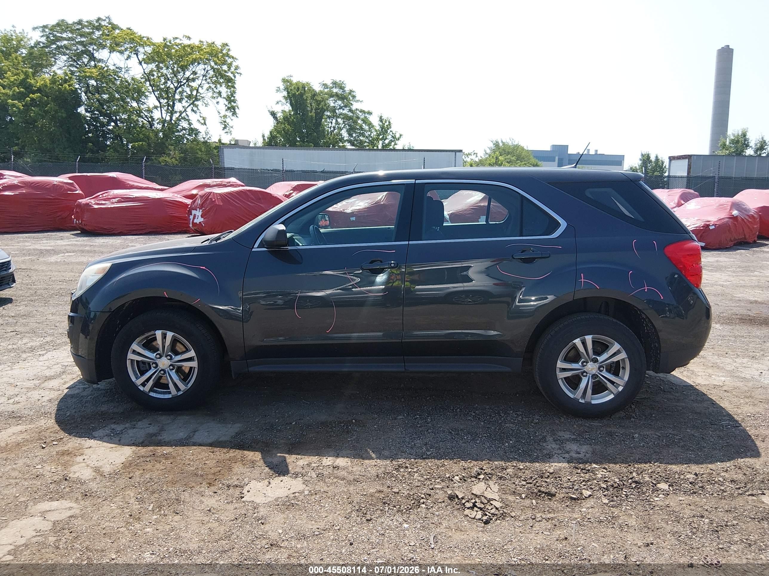 2014 Chevrolet Equinox Ls Gray vin: 2GNALAEK3E1150361