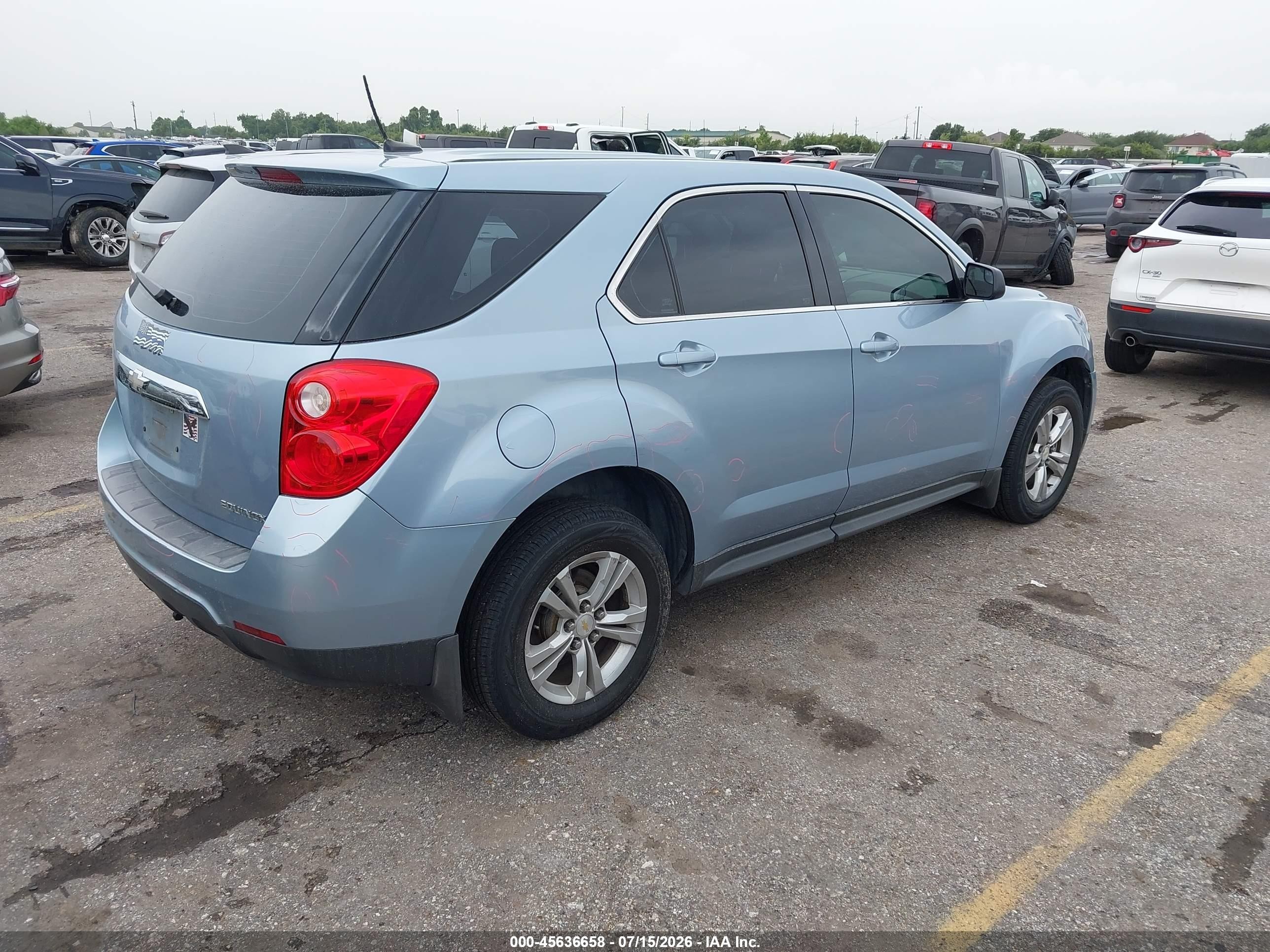 2014 Chevrolet Equinox Ls Light Blue vin: 2GNALAEK3E6152940