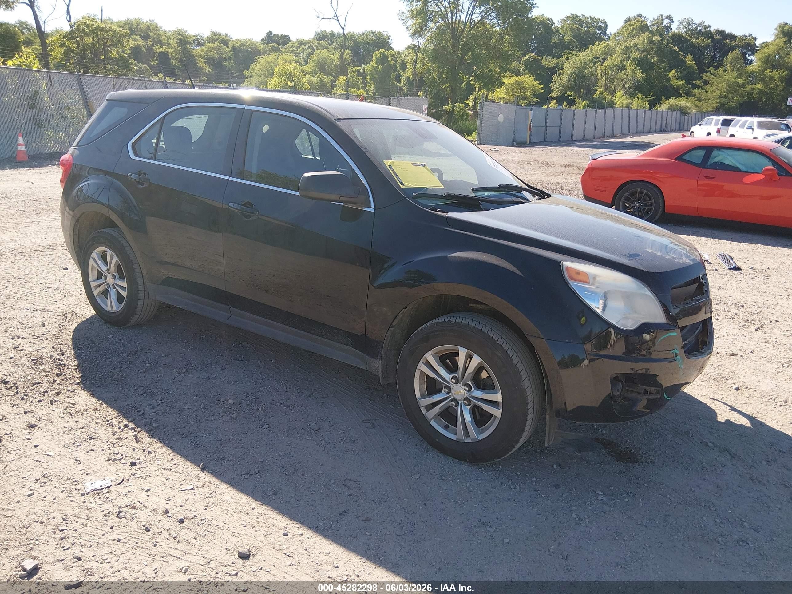 2014 Chevrolet Equinox Ls Черный vin: 2GNALAEK3E6162108