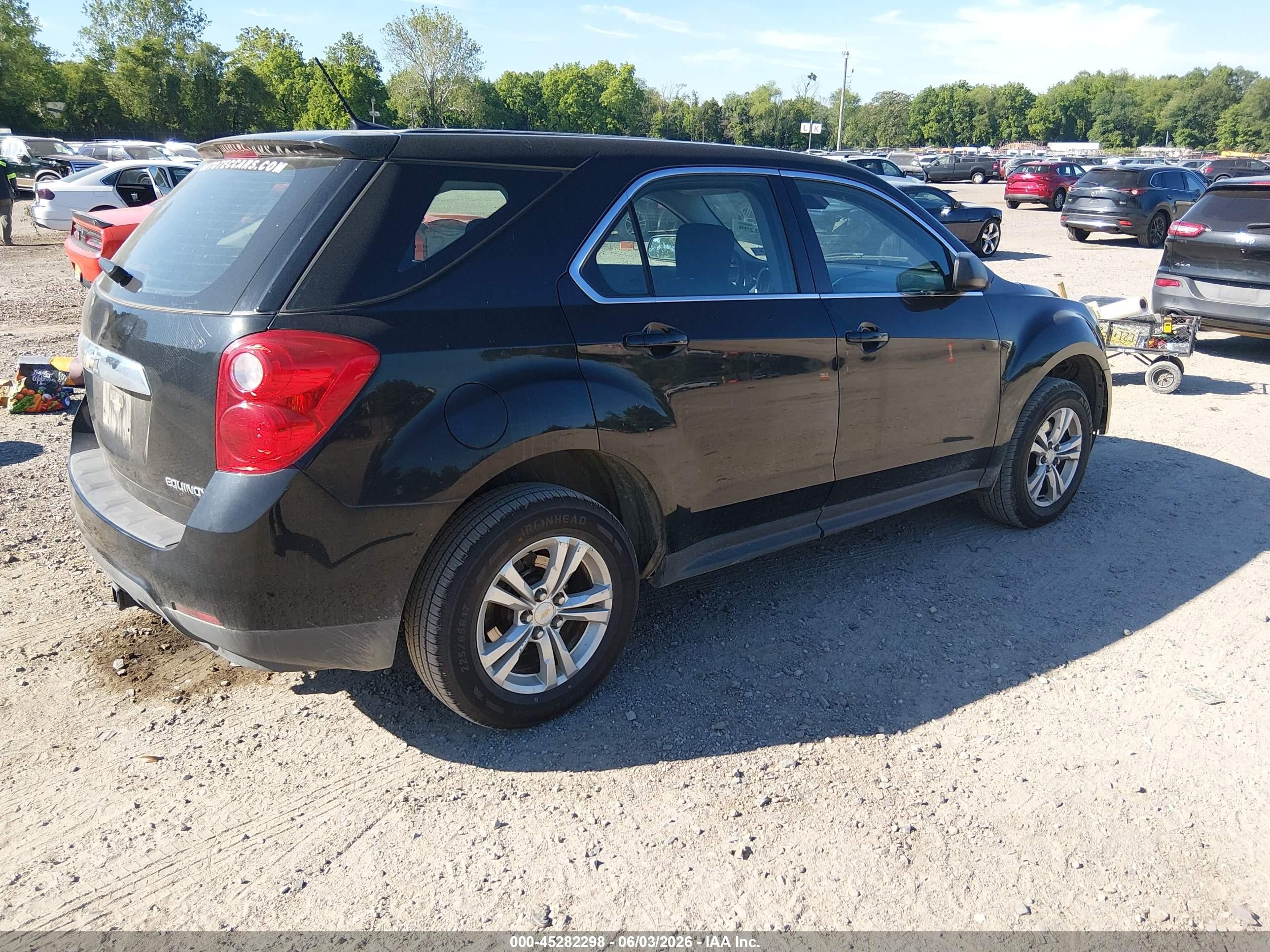 2014 Chevrolet Equinox Ls Черный vin: 2GNALAEK3E6162108