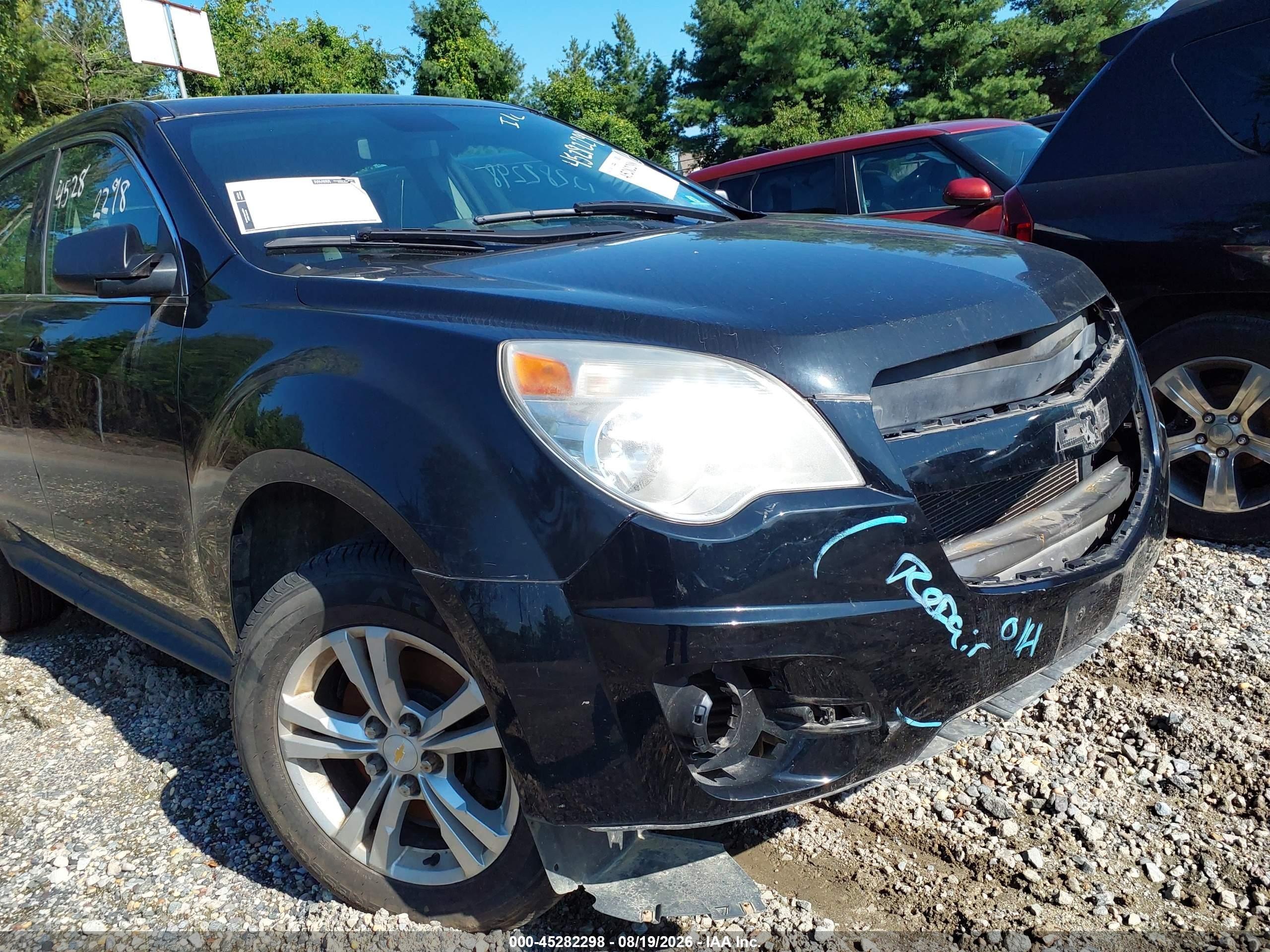 2014 Chevrolet Equinox Ls Черный vin: 2GNALAEK3E6162108