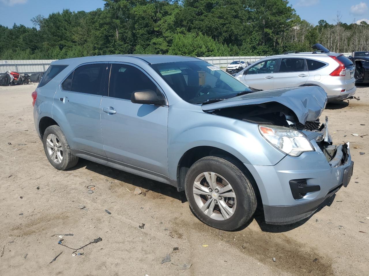 2014 Chevrolet Equinox Ls Silver vin: 2GNALAEK3E6178292