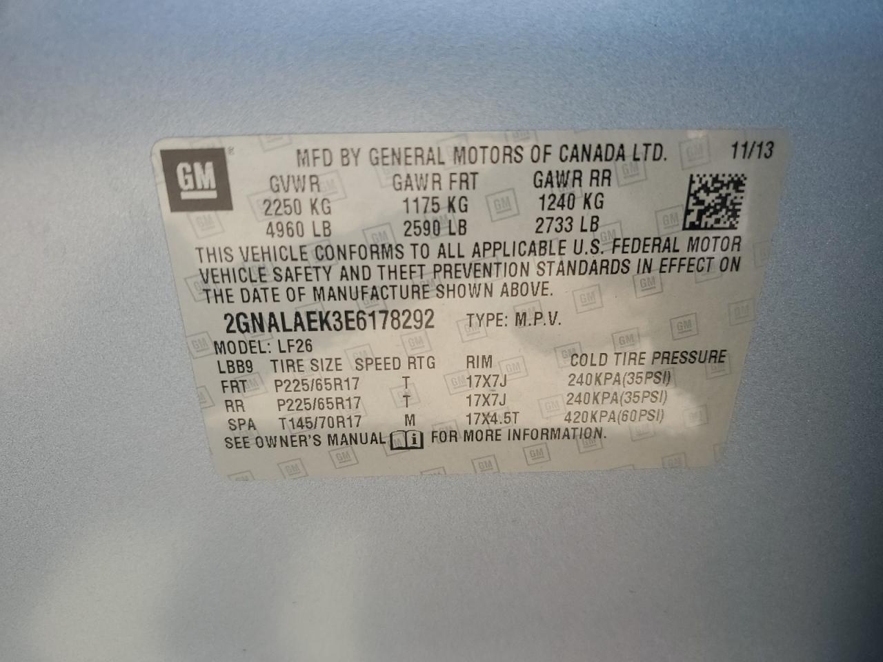 2014 Chevrolet Equinox Ls Silver vin: 2GNALAEK3E6178292
