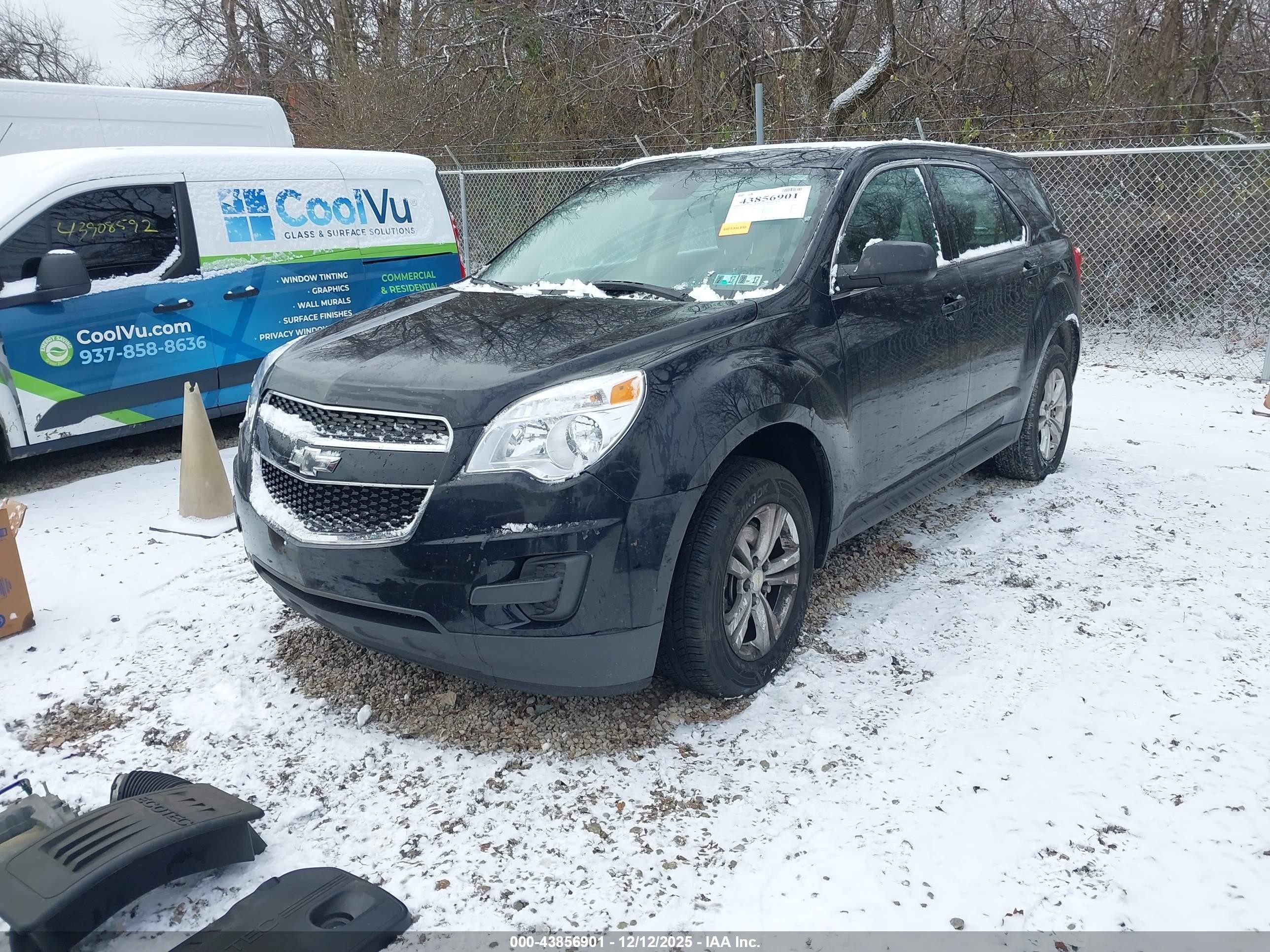 2014 Chevrolet Equinox Ls Black vin: 2GNALAEK3E6182794