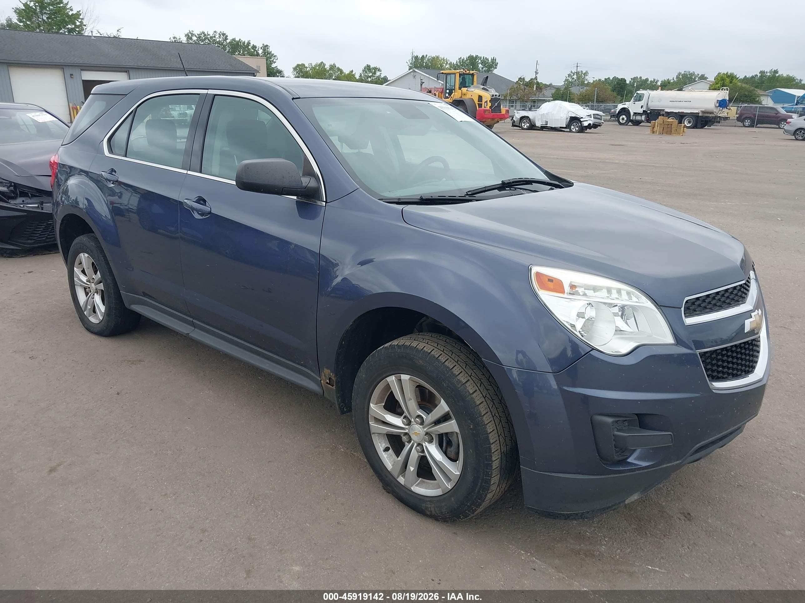 2014 Chevrolet Equinox Ls Blue vin: 2GNALAEK3E6206642