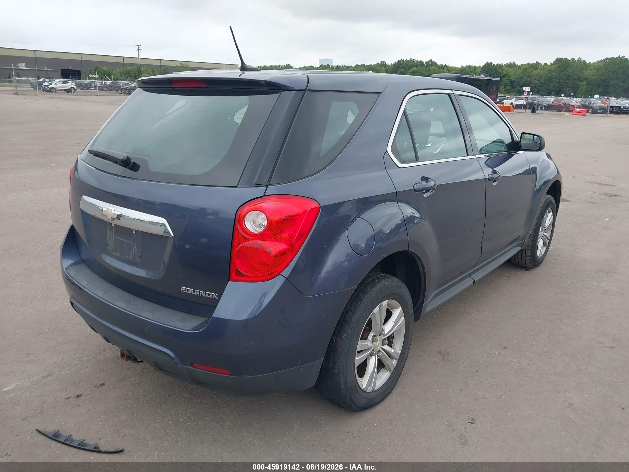 2014 Chevrolet Equinox Ls Blue vin: 2GNALAEK3E6206642