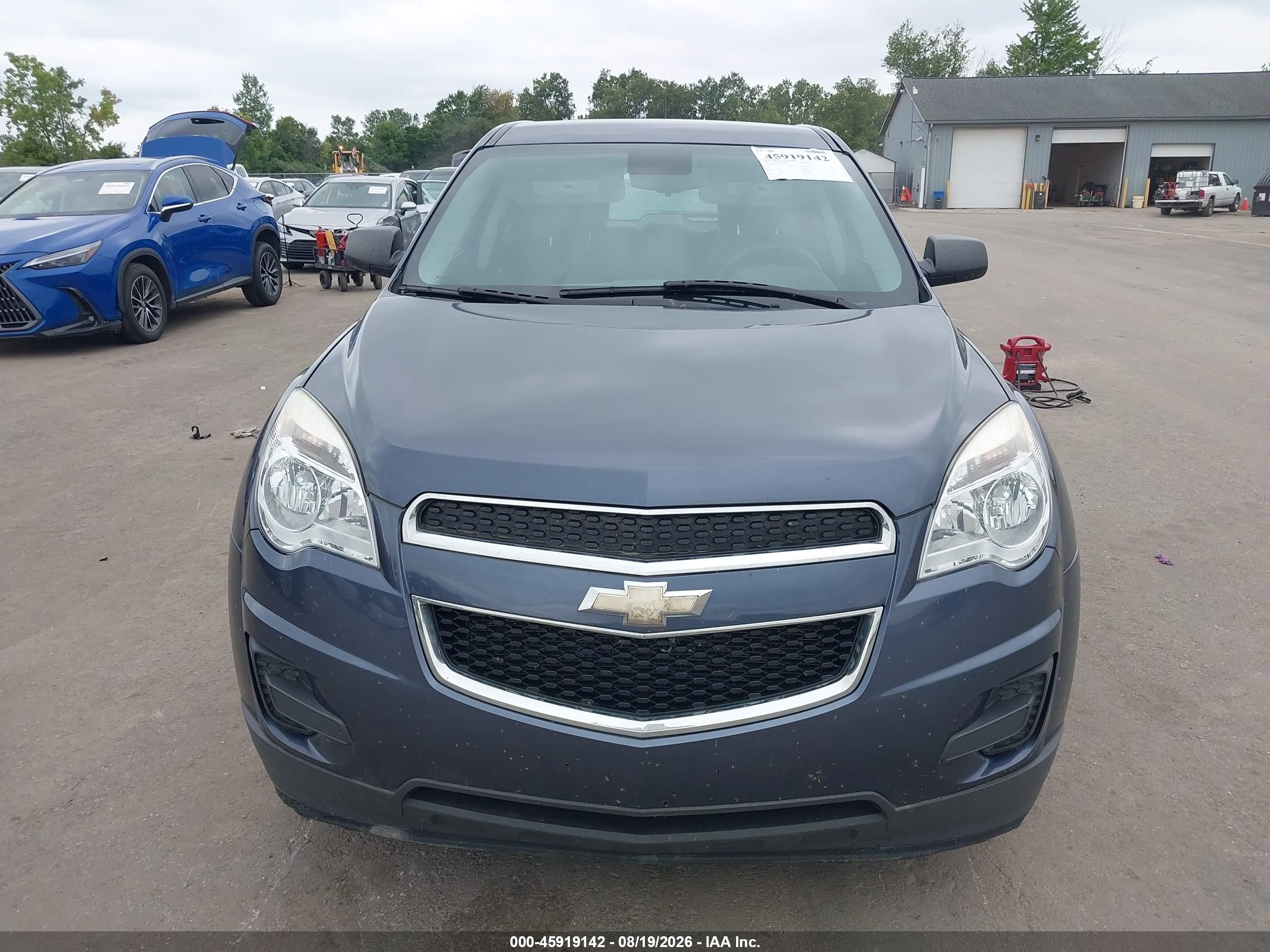 2014 Chevrolet Equinox Ls Blue vin: 2GNALAEK3E6206642