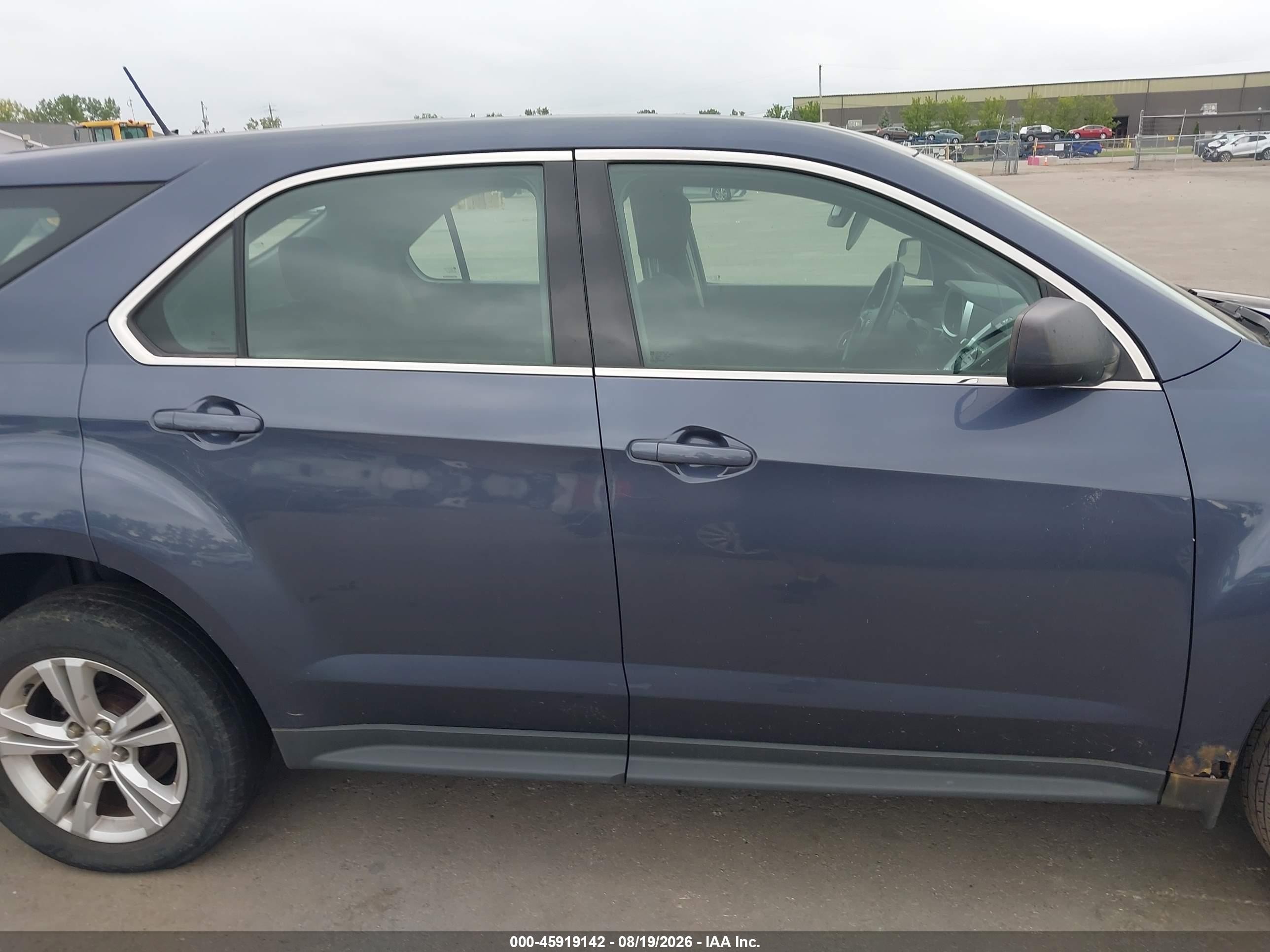 2014 Chevrolet Equinox Ls Blue vin: 2GNALAEK3E6206642