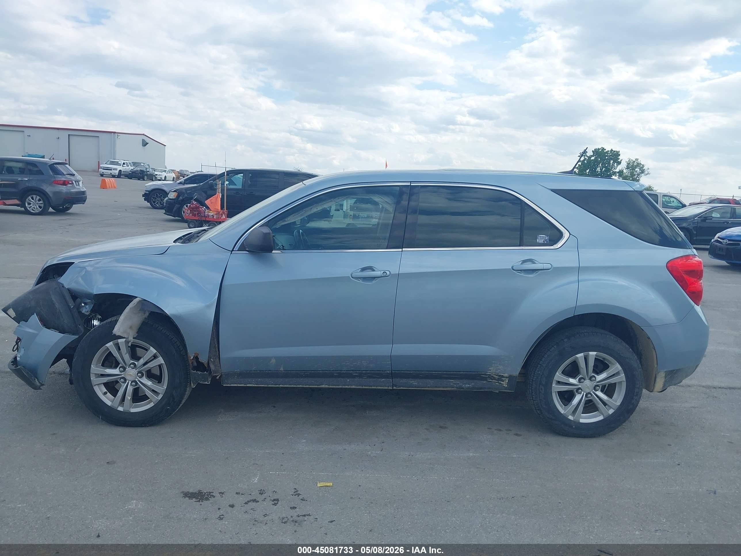 2014 Chevrolet Equinox Ls Blue vin: 2GNALAEK3E6223361