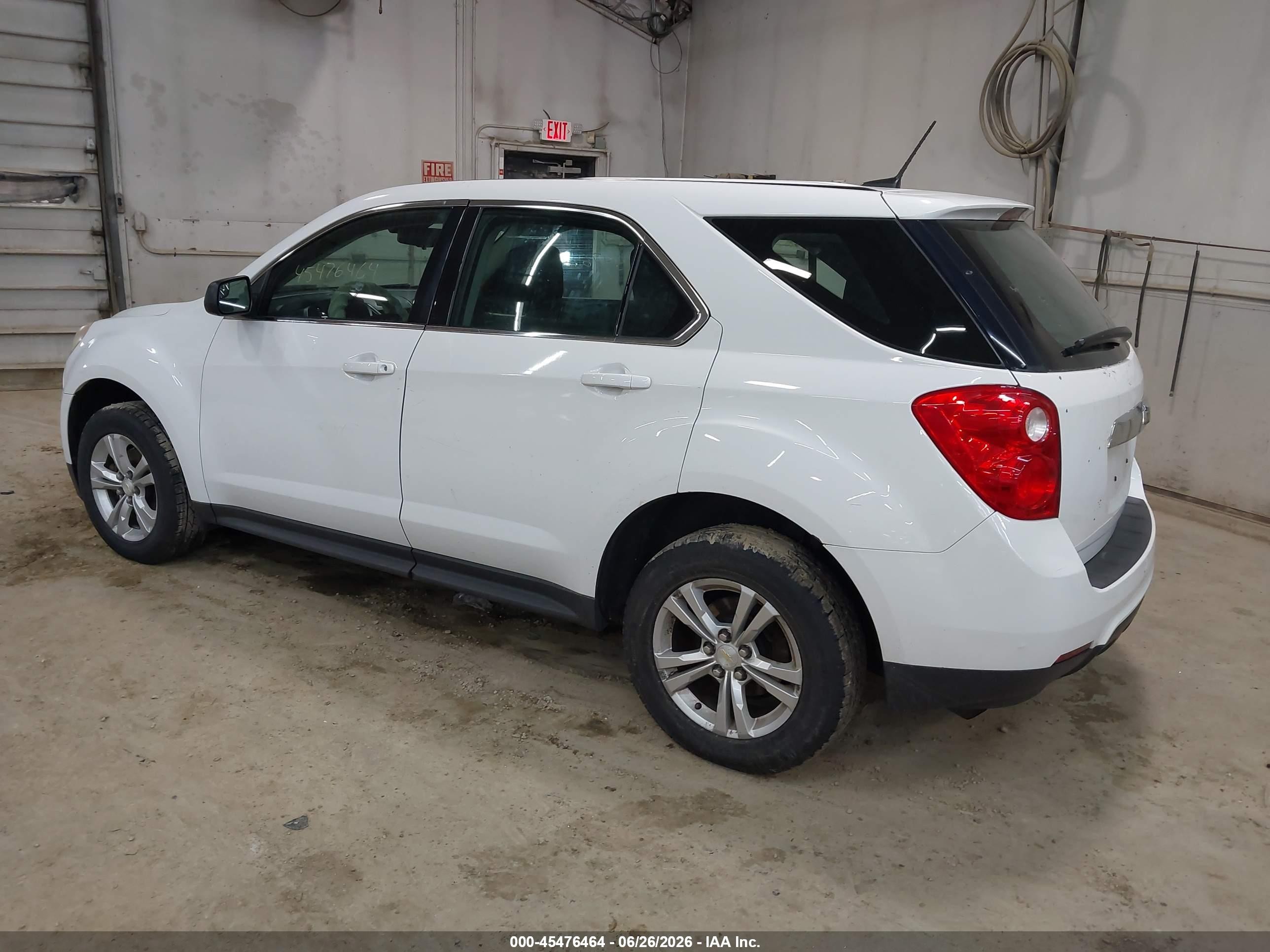 2014 Chevrolet Equinox Ls White vin: 2GNALAEK3E6238734