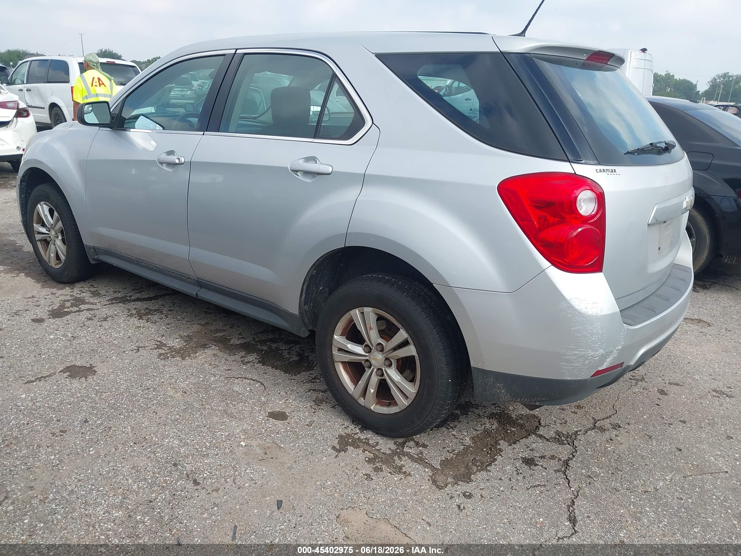 2014 Chevrolet Equinox Ls Silver vin: 2GNALAEK3E6286900