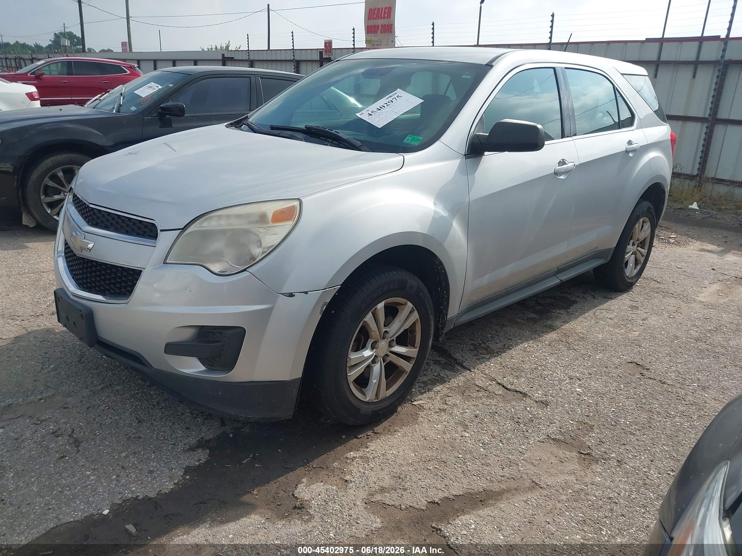 2014 Chevrolet Equinox Ls Silver vin: 2GNALAEK3E6286900