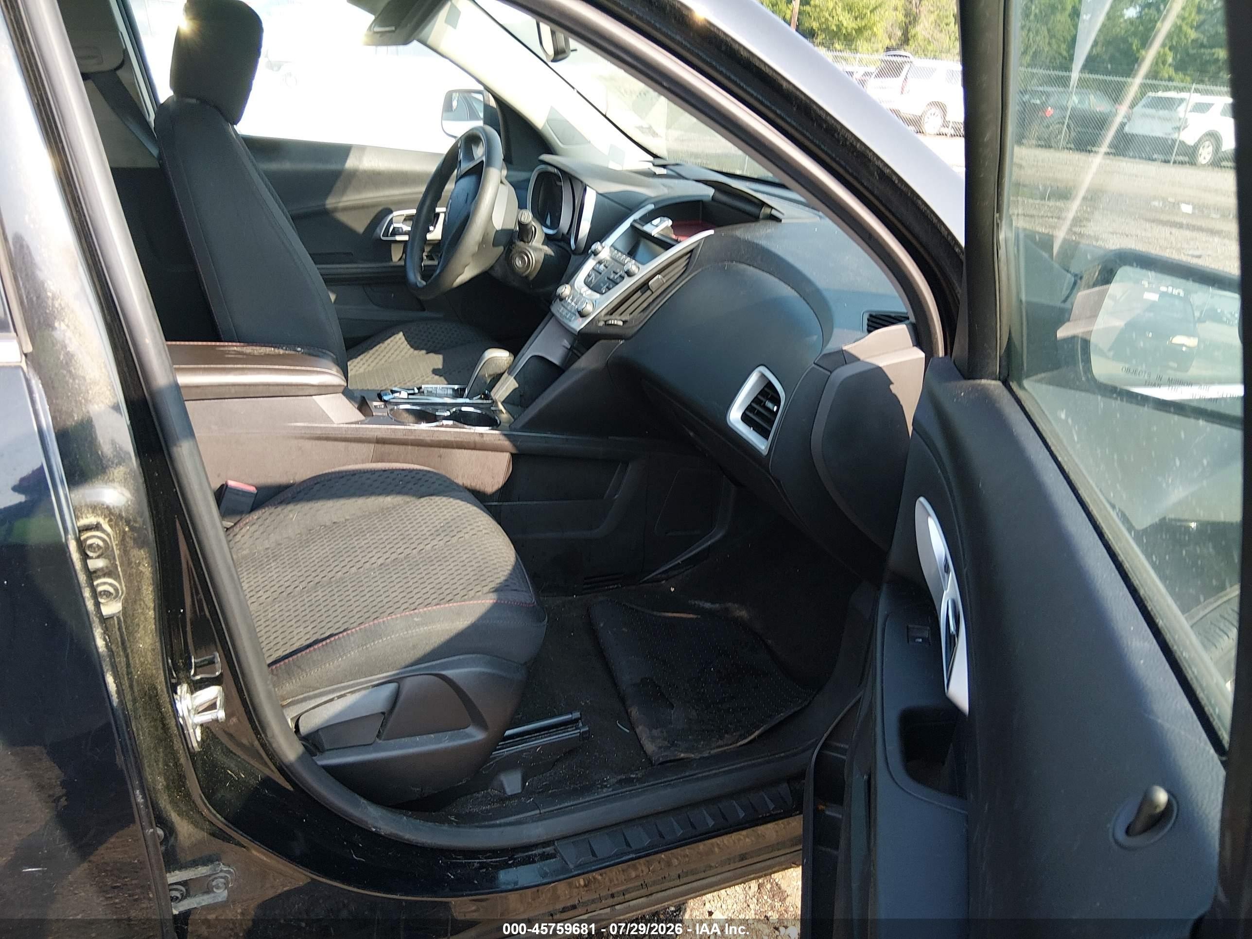 2014 Chevrolet Equinox Ls Black vin: 2GNALAEK3E6361255