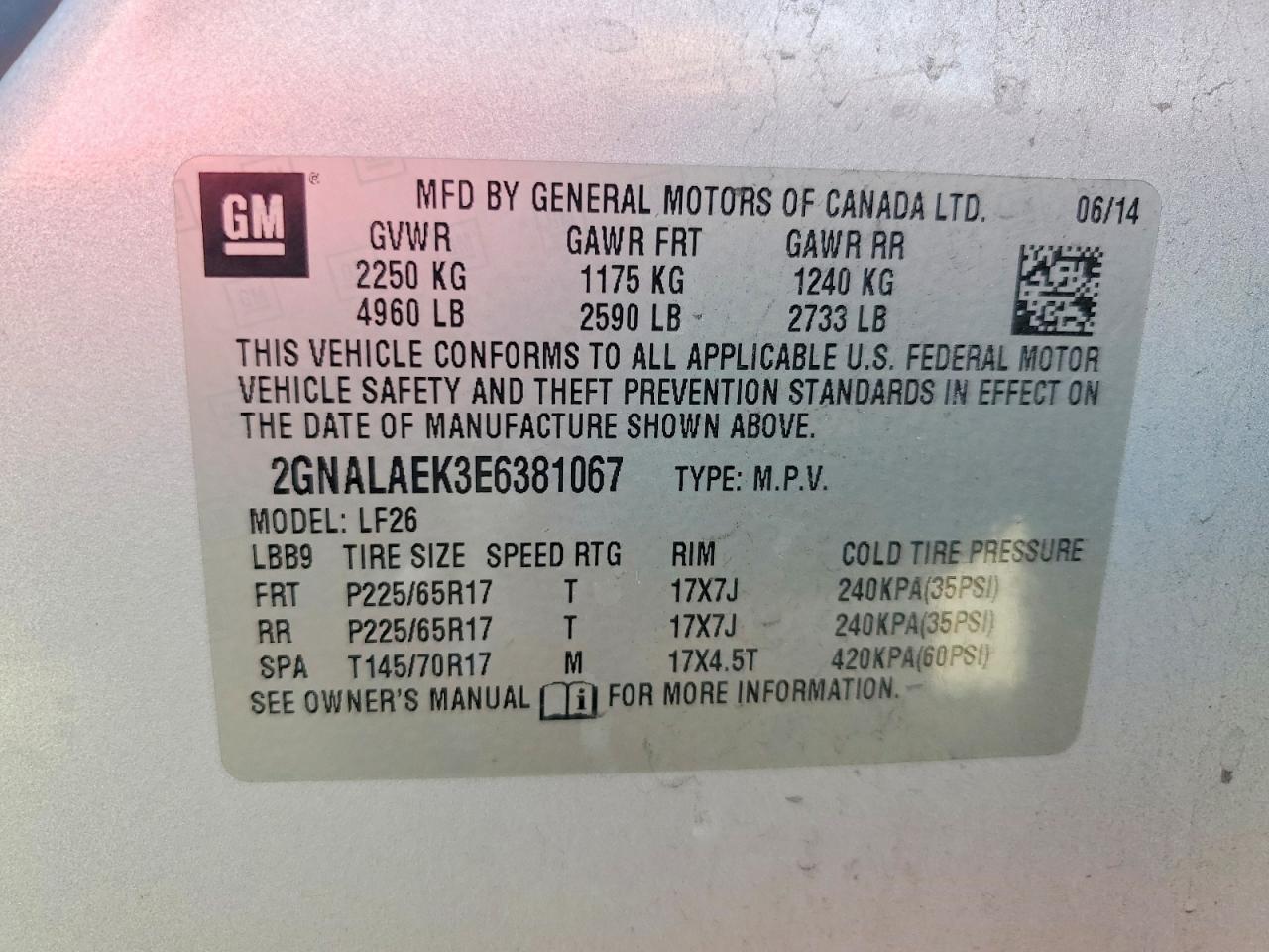 2014 Chevrolet Equinox Ls Silver vin: 2GNALAEK3E6381067