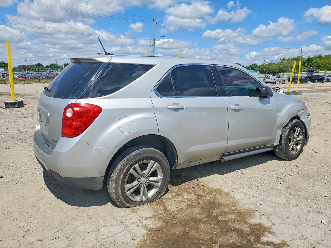 2014 Chevrolet Equinox Ls Silver vin: 2GNALAEK3E6381067