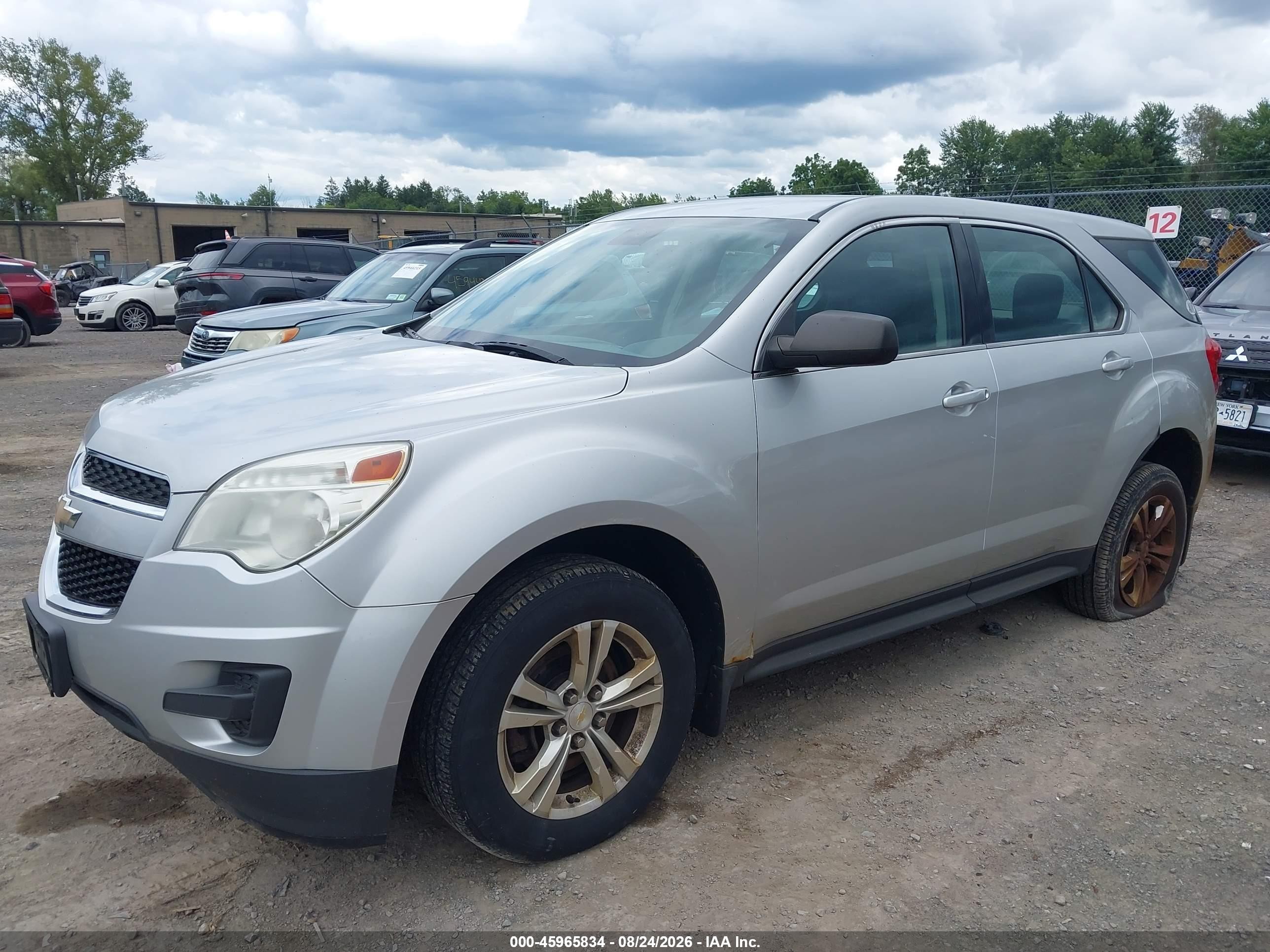 2015 Chevrolet Equinox Ls Silver vin: 2GNALAEK3F1102215