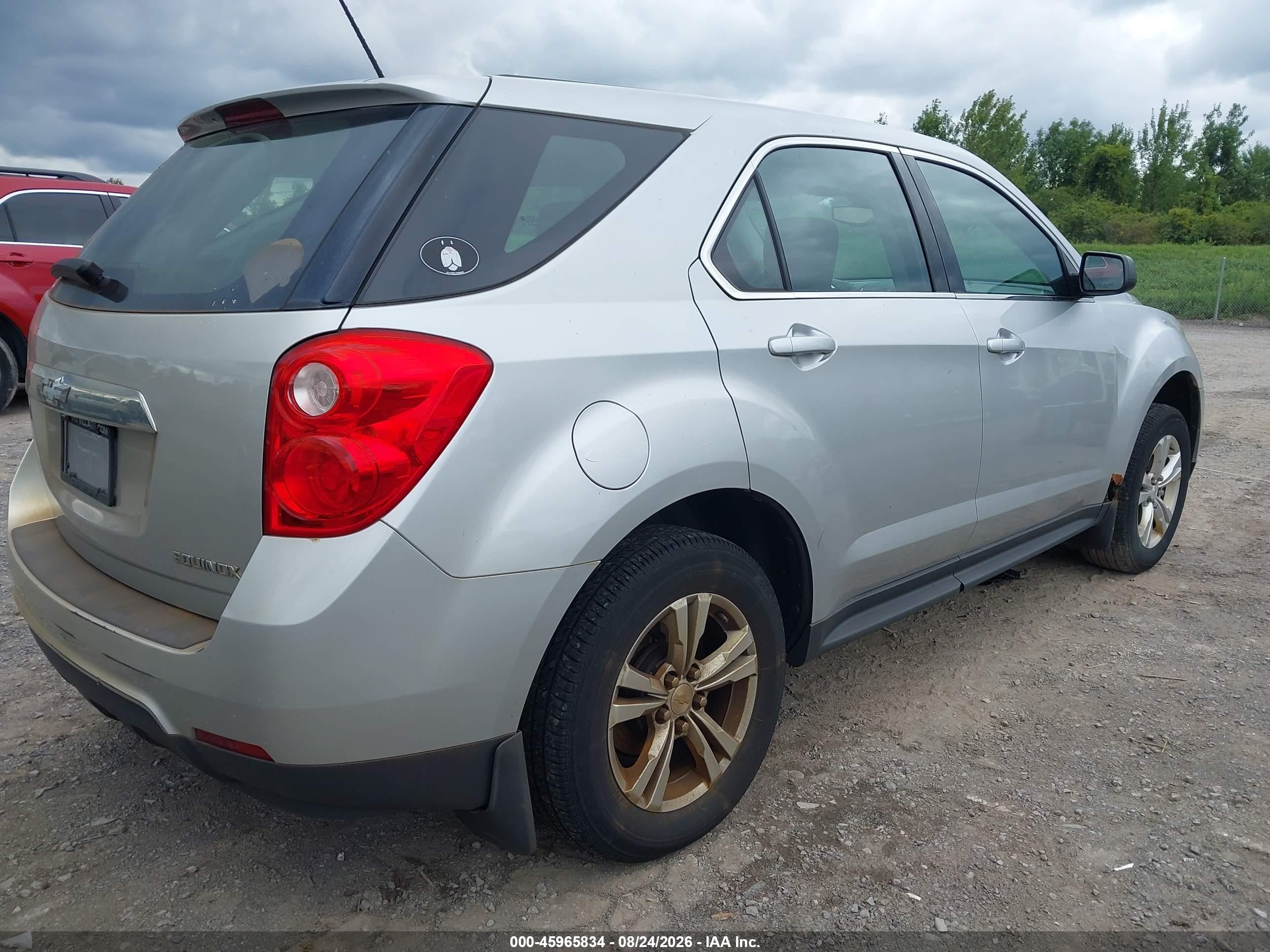 2015 Chevrolet Equinox Ls Silver vin: 2GNALAEK3F1102215