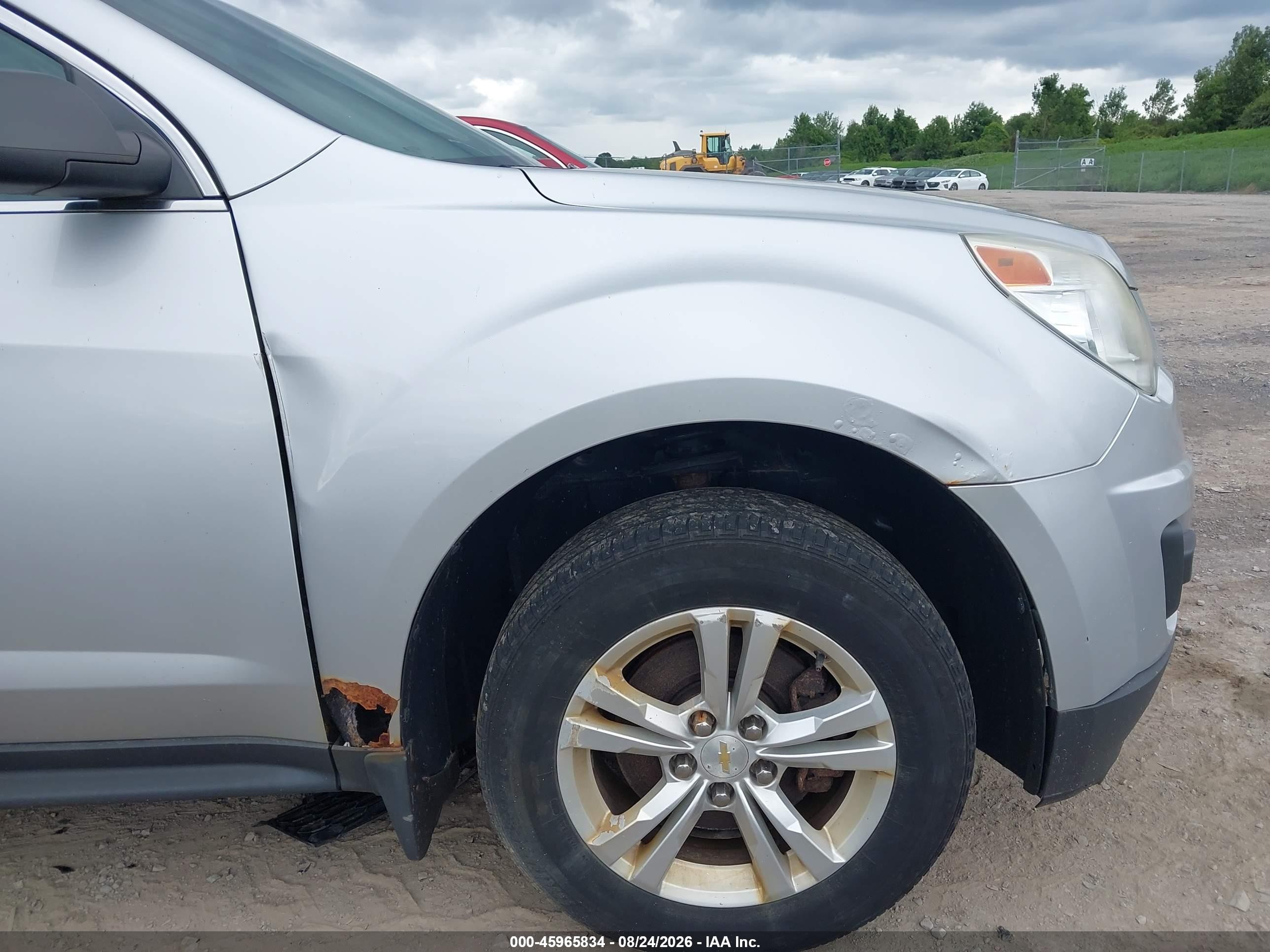 2015 Chevrolet Equinox Ls Silver vin: 2GNALAEK3F1102215