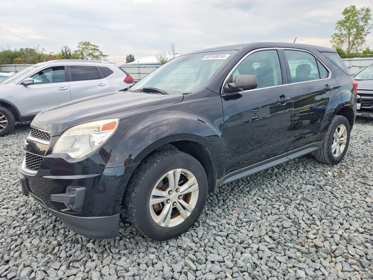 2015 Chevrolet Equinox Ls Black vin: 2GNALAEK3F1103574        