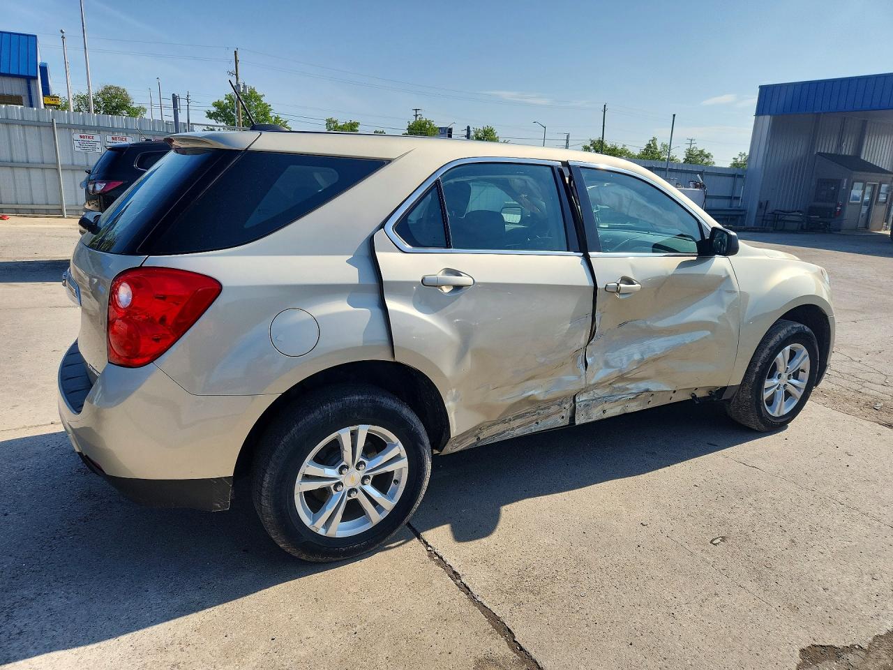2015 Chevrolet Equinox Ls Бежевый vin: 2GNALAEK3F1108953