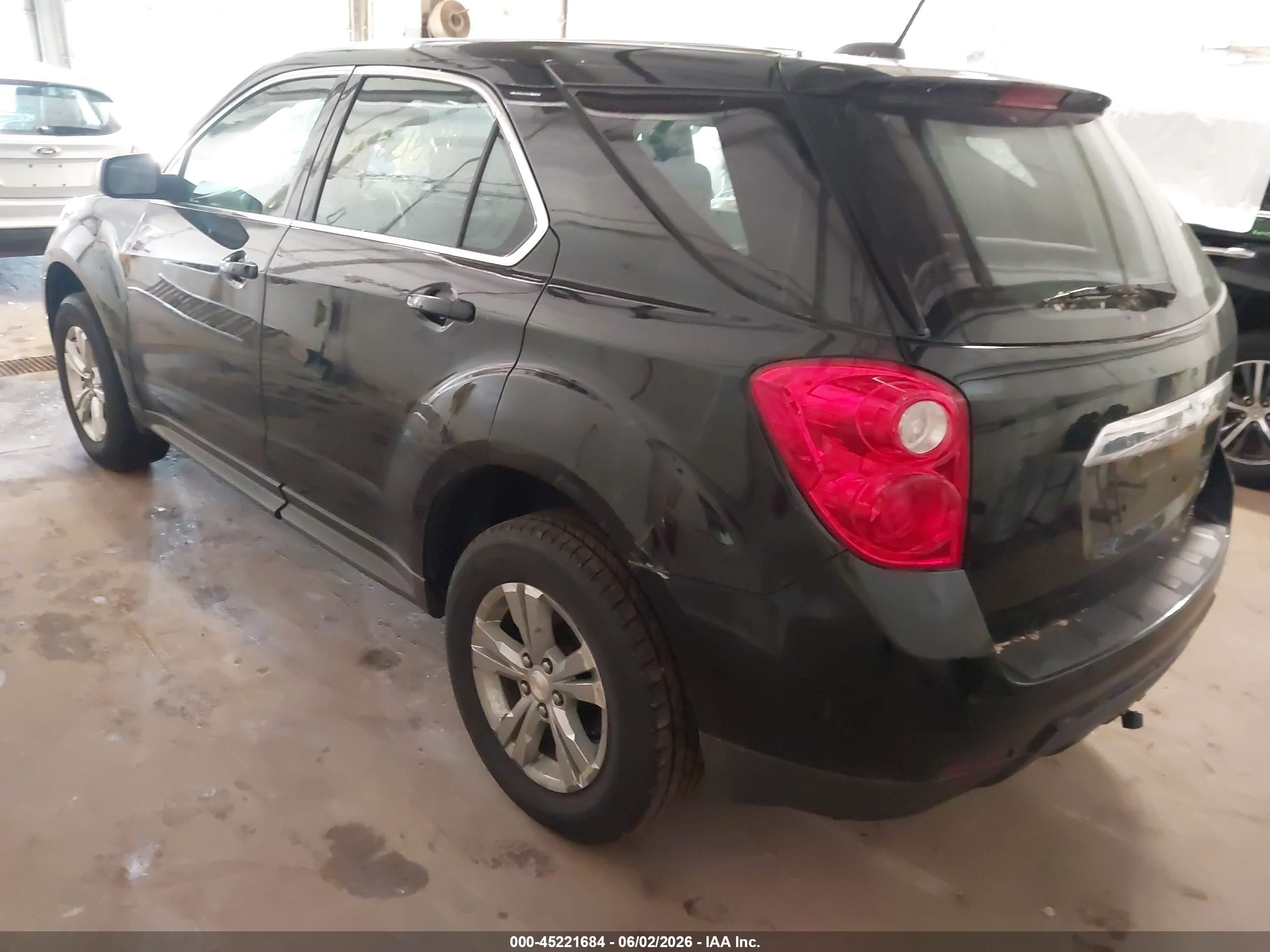 2015 Chevrolet Equinox Ls Black vin: 2GNALAEK3F1115501