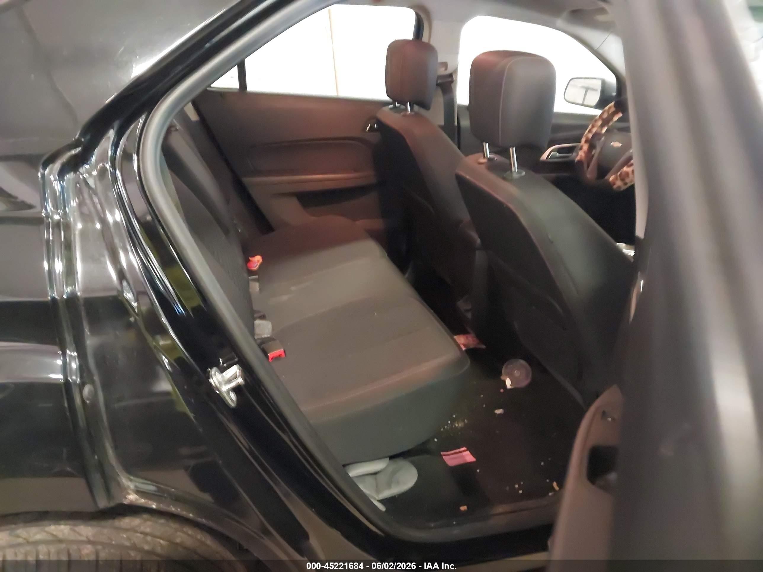 2015 Chevrolet Equinox Ls Black vin: 2GNALAEK3F1115501