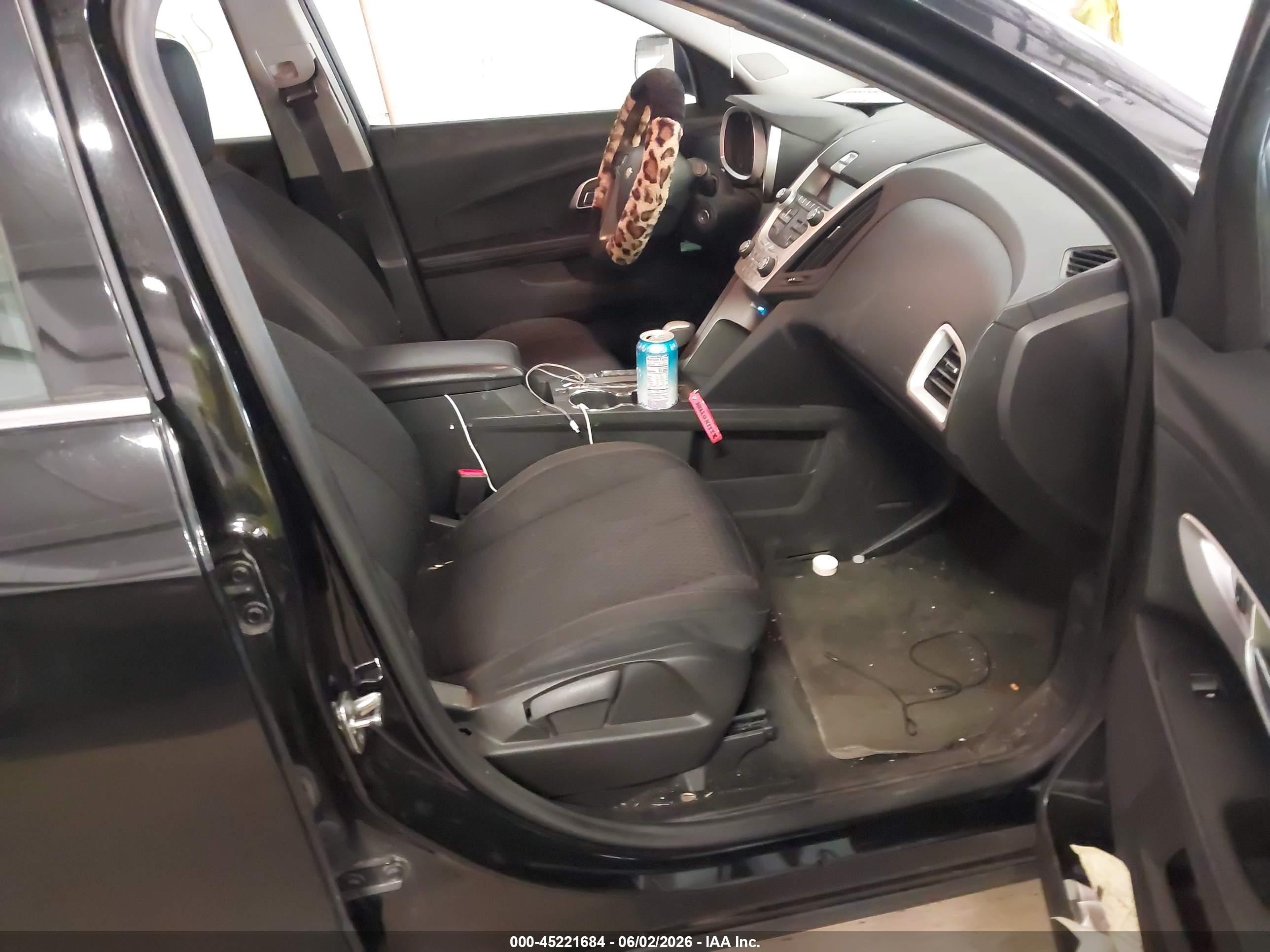 2015 Chevrolet Equinox Ls Black vin: 2GNALAEK3F1115501