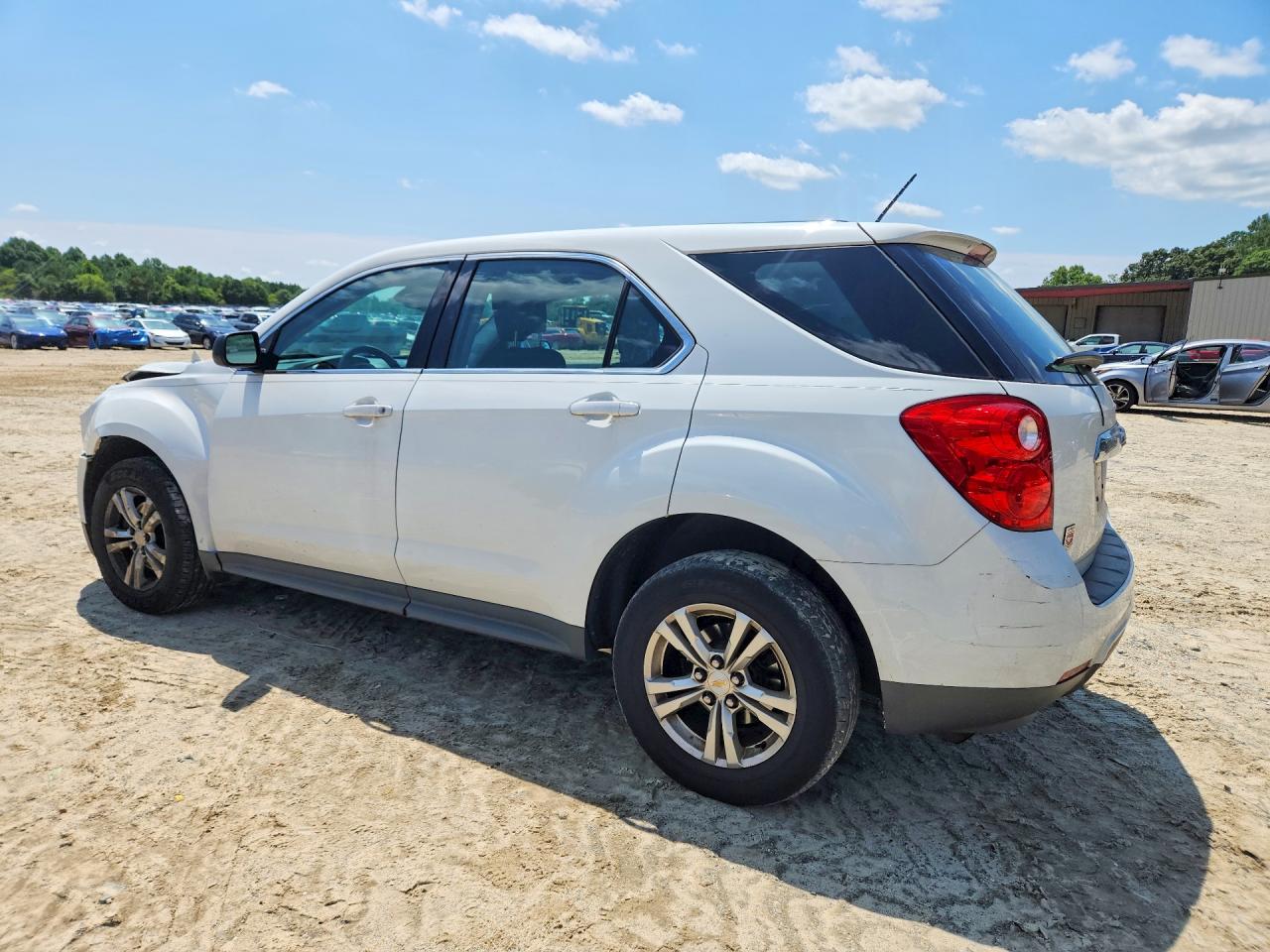 2015 Chevrolet Equinox Ls White vin: 2GNALAEK3F1162821