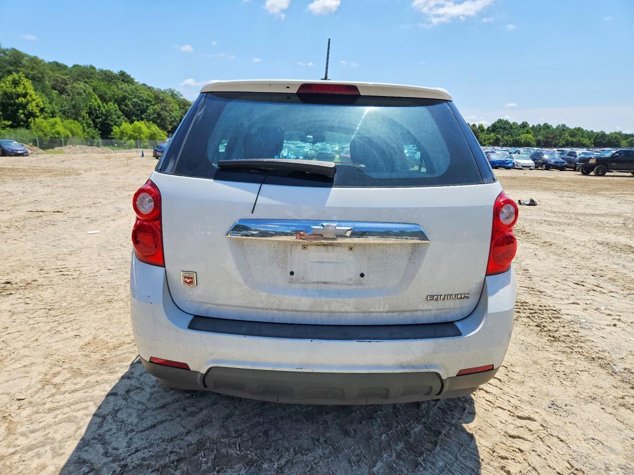 2015 Chevrolet Equinox Ls White vin: 2GNALAEK3F1162821