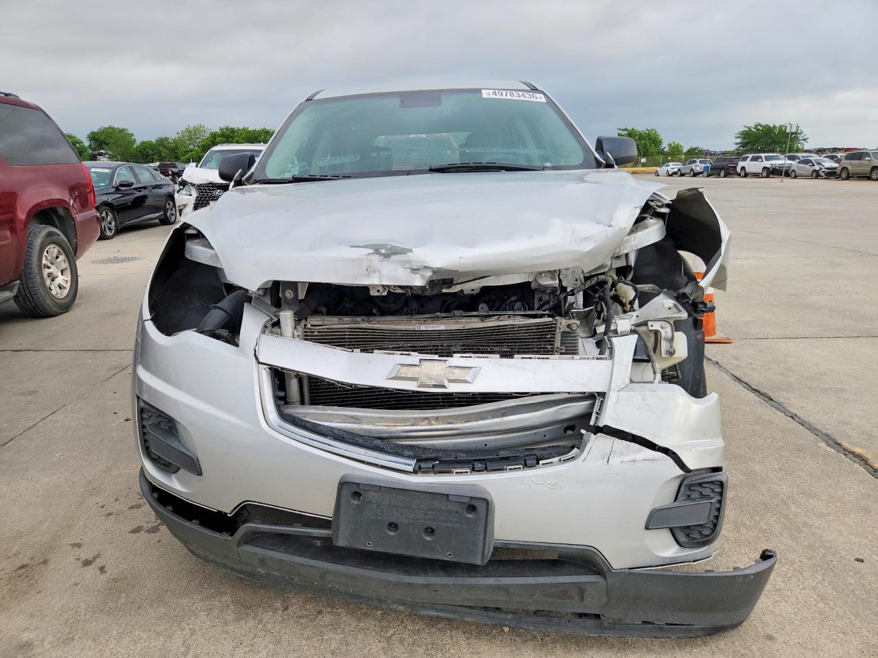 2015 Chevrolet Equinox Ls Silver vin: 2GNALAEK3F1178291