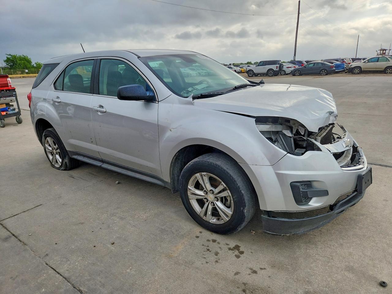 2015 Chevrolet Equinox Ls Silver vin: 2GNALAEK3F1178291