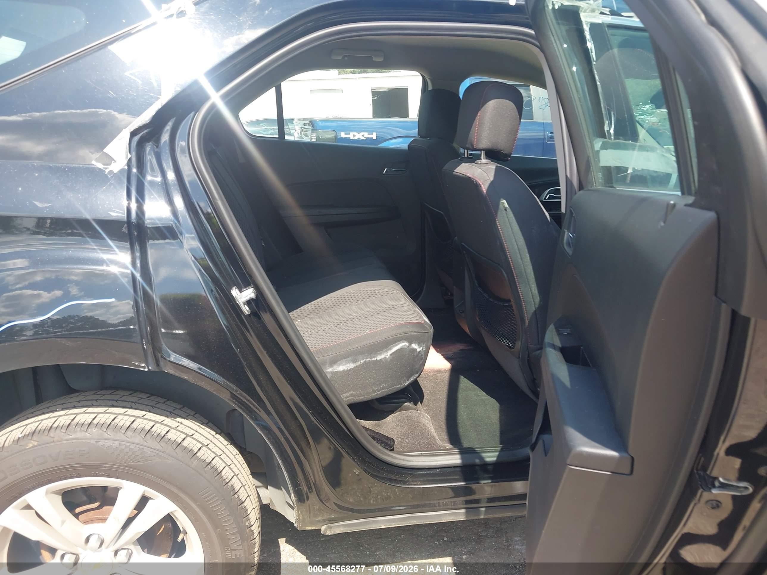 2015 Chevrolet Equinox Ls Black vin: 2GNALAEK3F1179876
