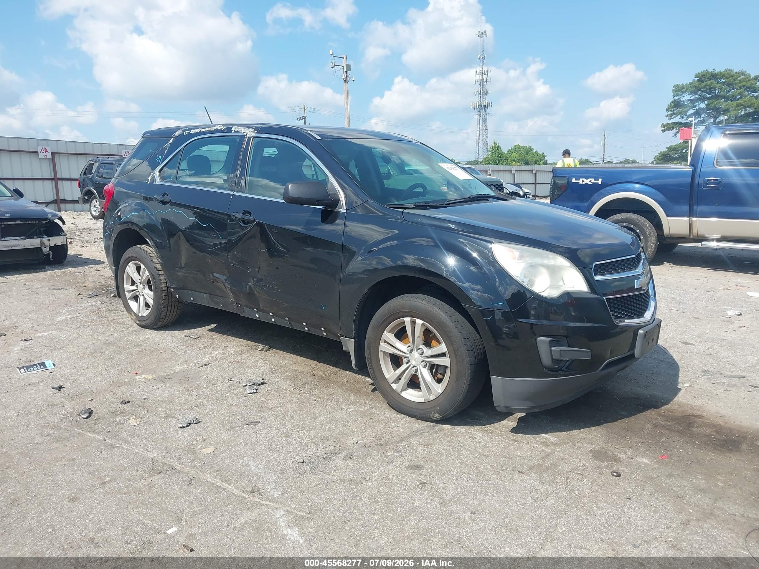 2015 Chevrolet Equinox Ls Black vin: 2GNALAEK3F1179876