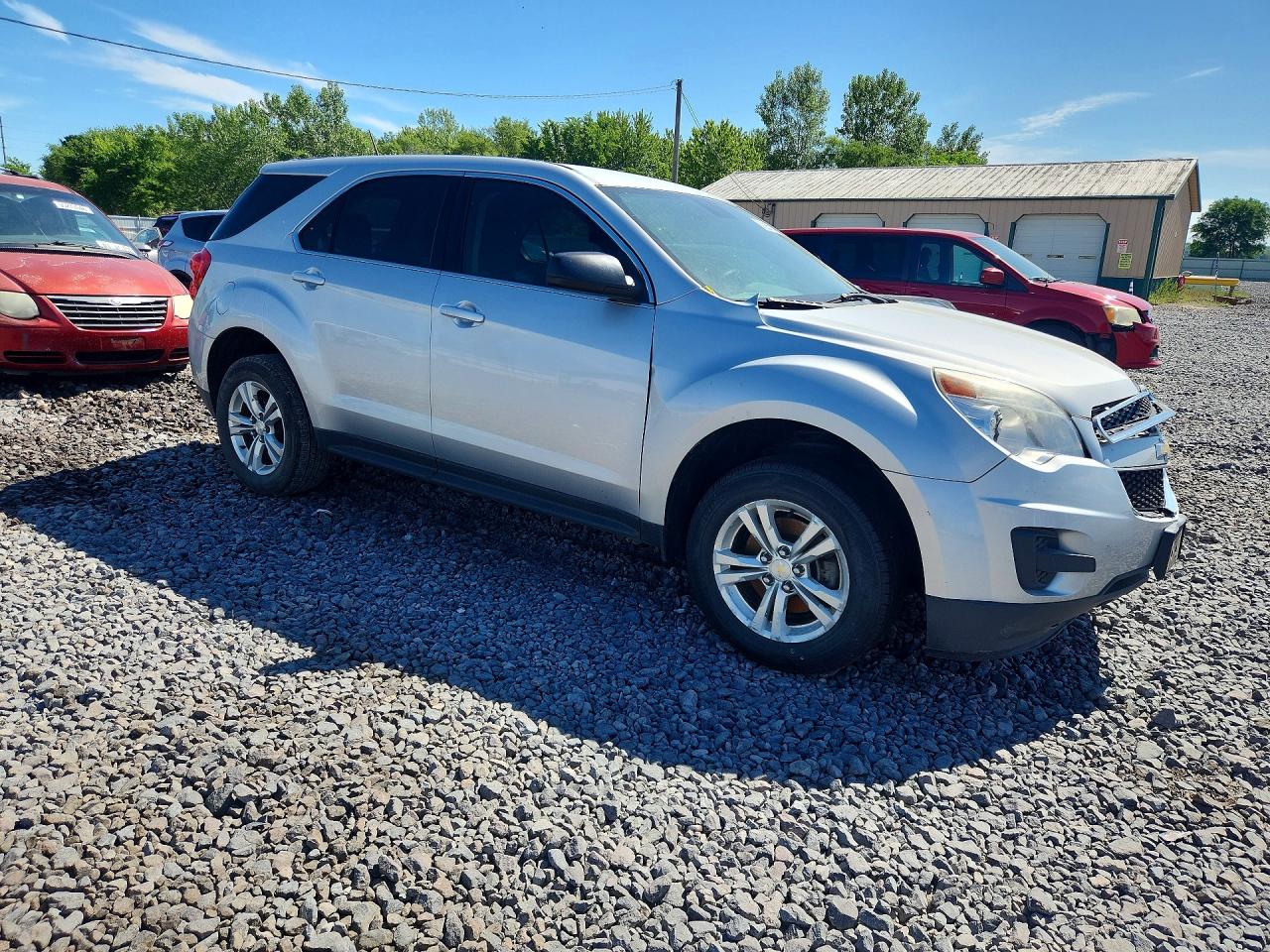 2015 Chevrolet Equinox Ls Silver vin: 2GNALAEK3F1180607