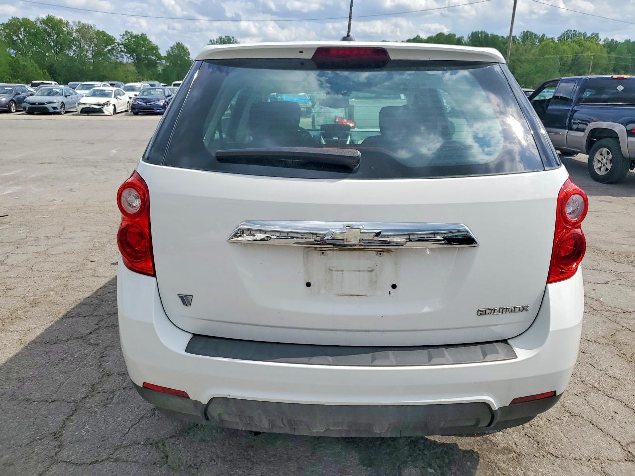 2015 Chevrolet Equinox Ls White vin: 2GNALAEK3F6203984