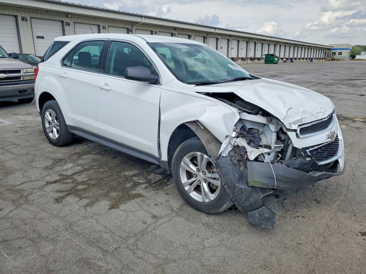 2015 Chevrolet Equinox Ls White vin: 2GNALAEK3F6203984