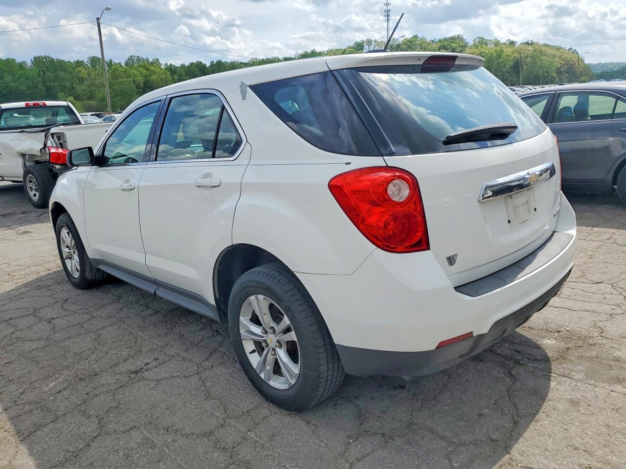2015 Chevrolet Equinox Ls White vin: 2GNALAEK3F6203984