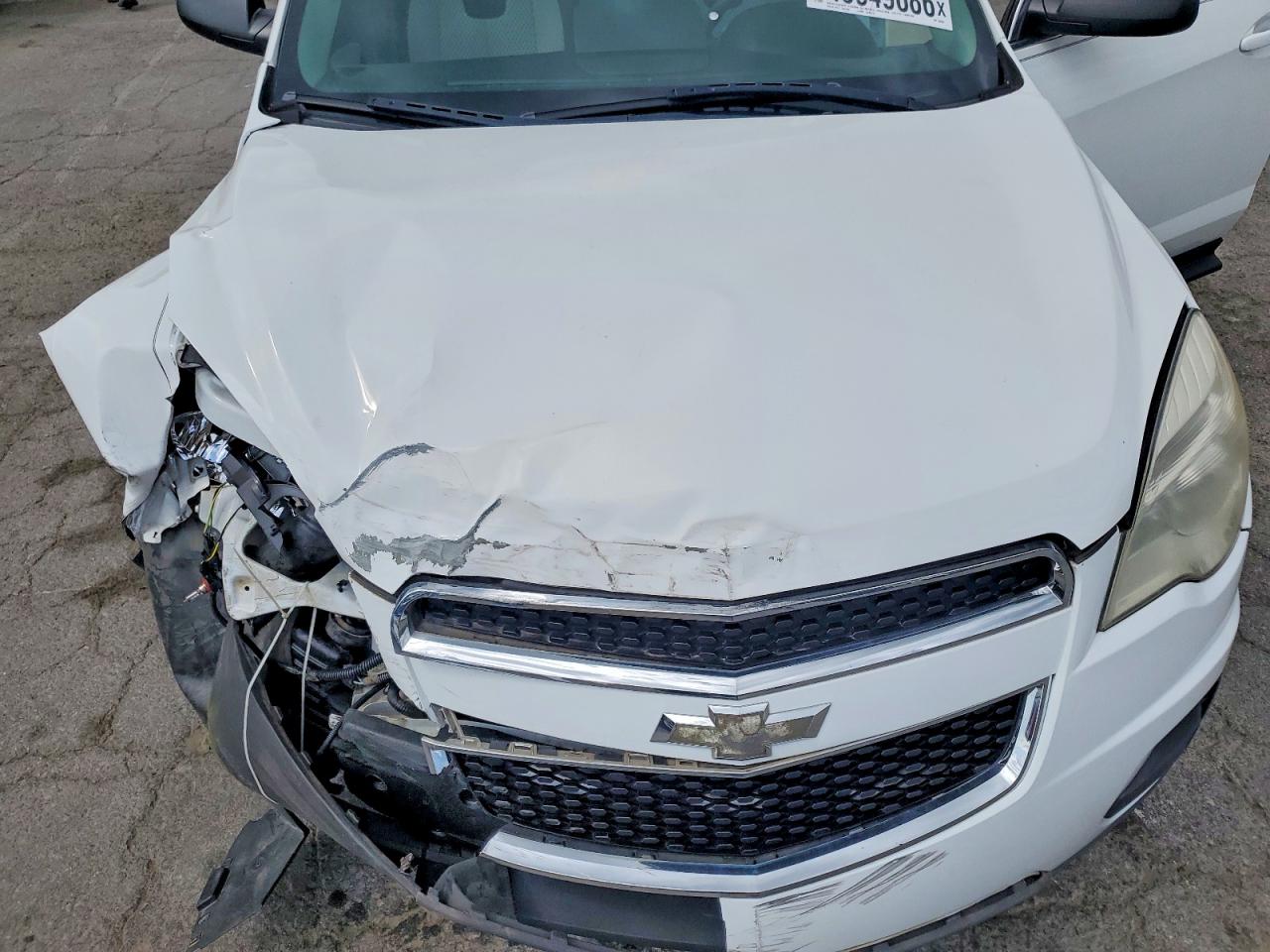 2015 Chevrolet Equinox Ls White vin: 2GNALAEK3F6203984