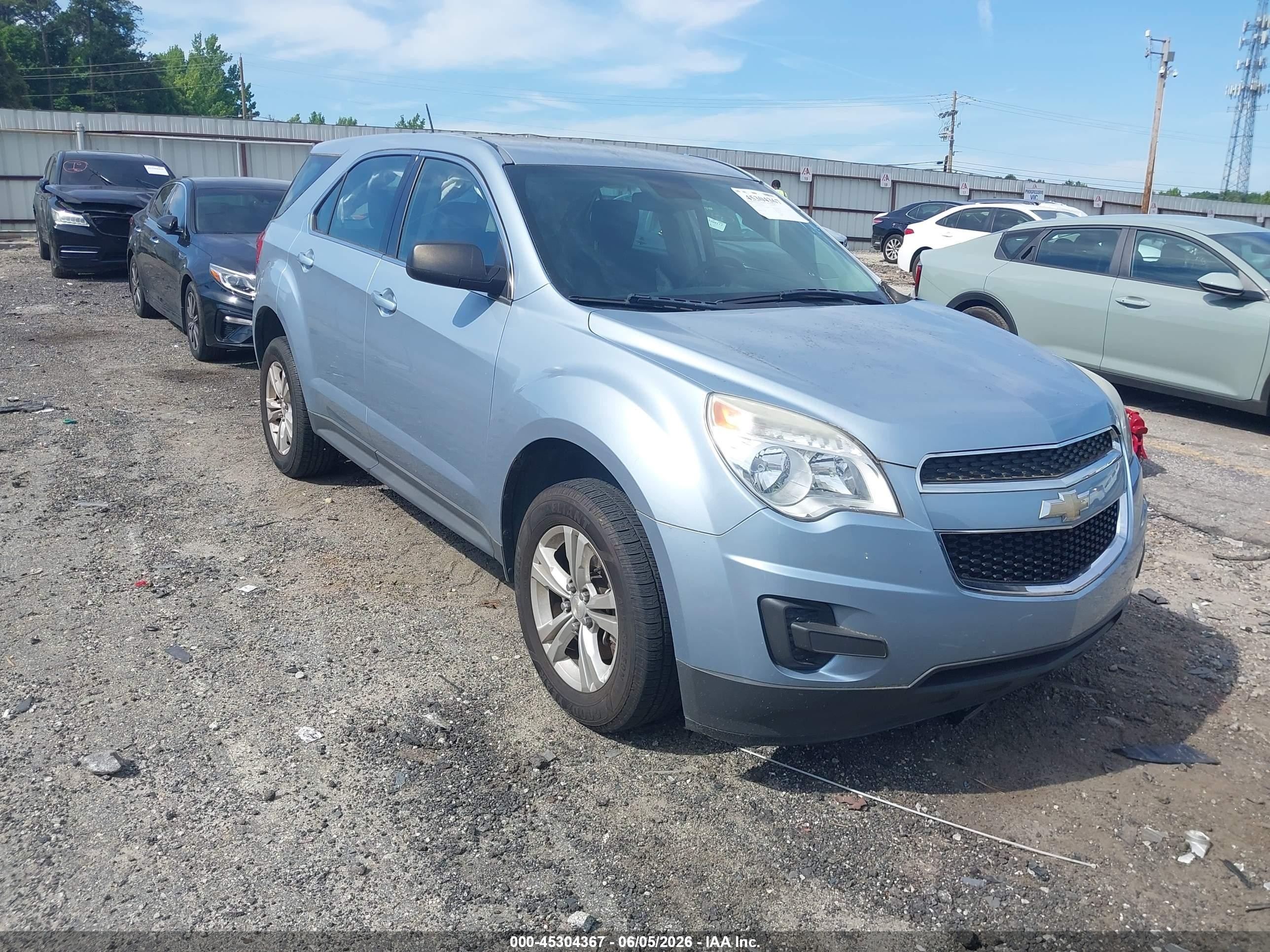 2015 Chevrolet Equinox Ls Blue vin: 2GNALAEK3F6289278