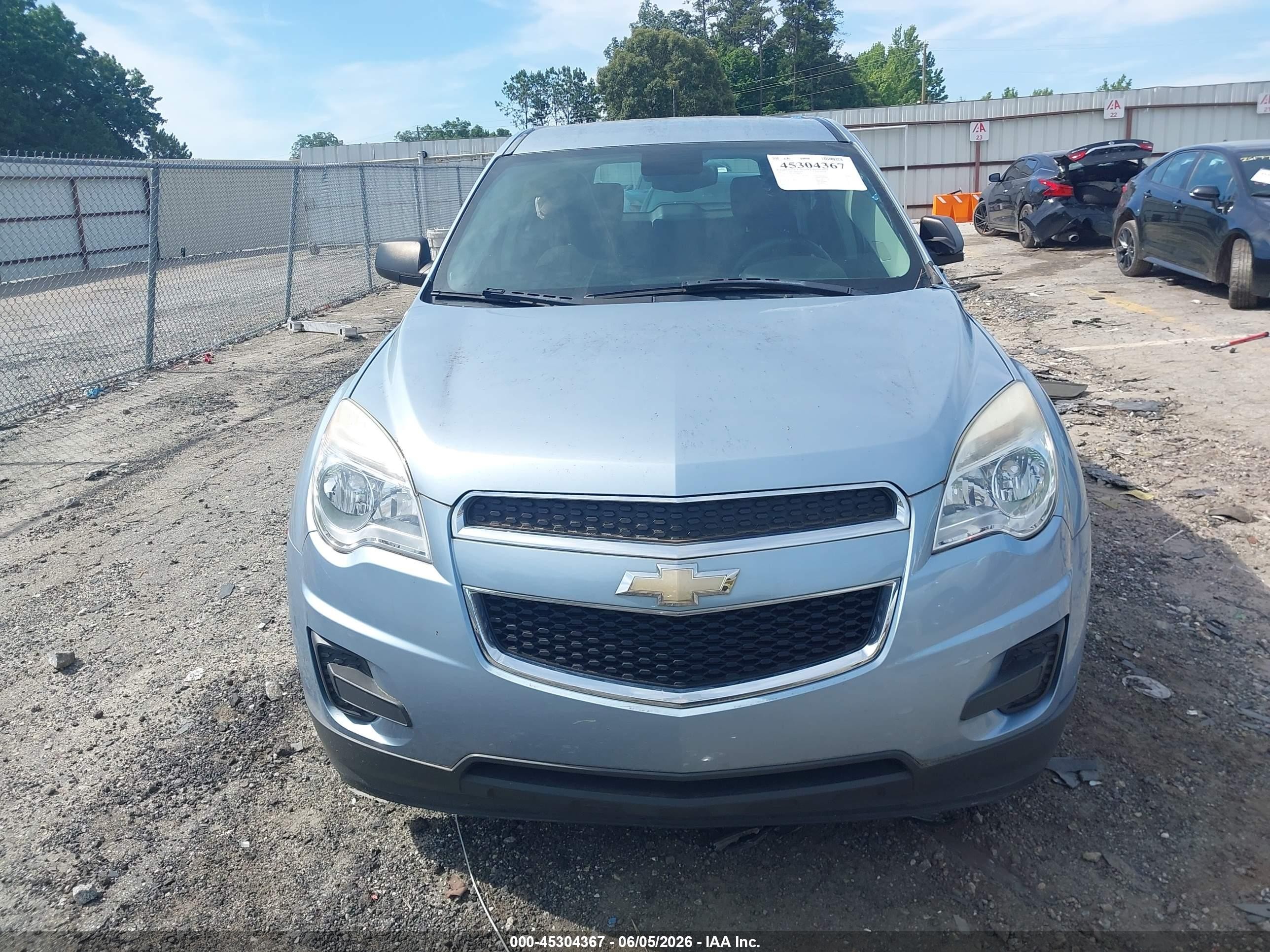 2015 Chevrolet Equinox Ls Blue vin: 2GNALAEK3F6289278
