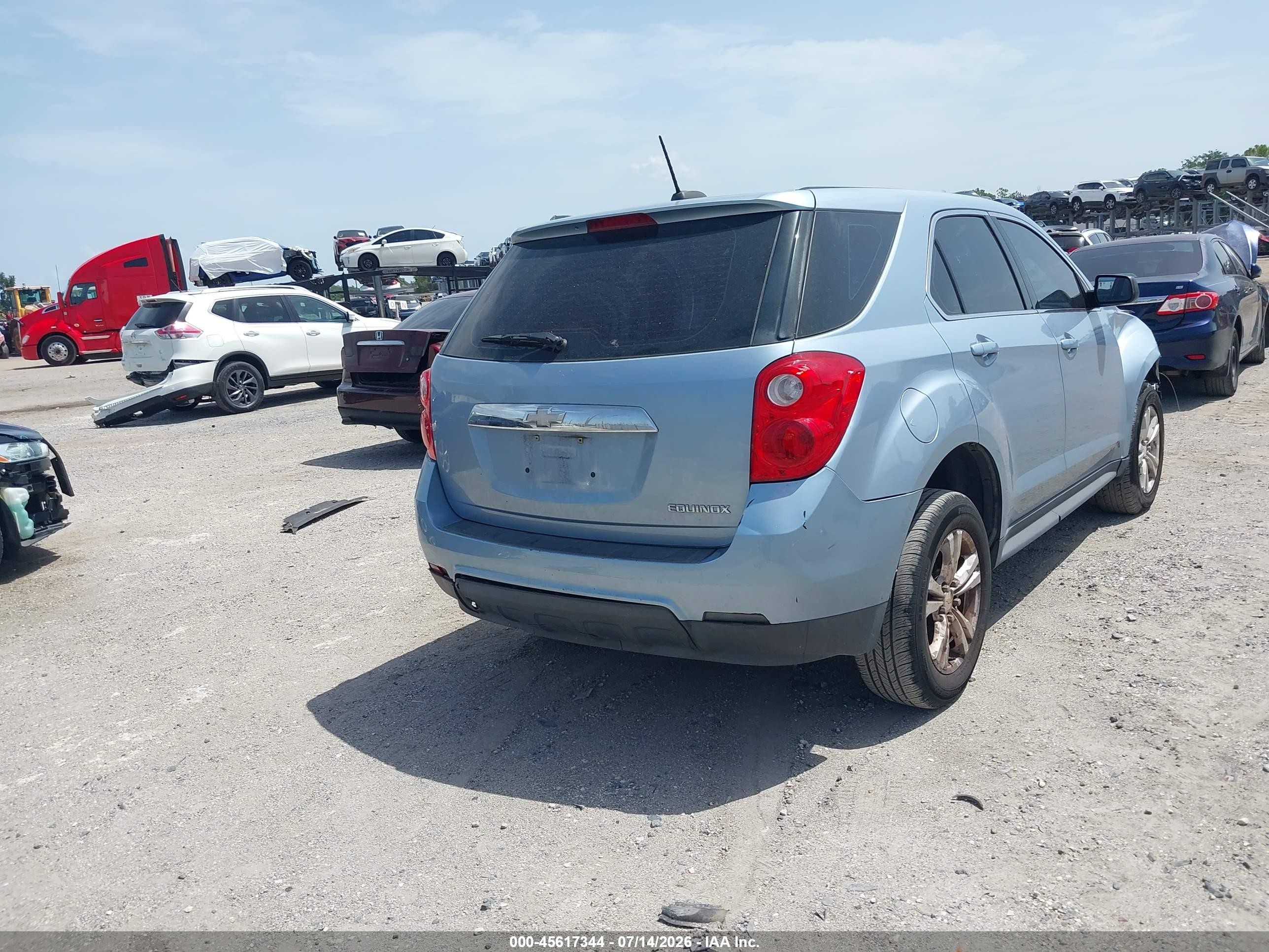 2015 Chevrolet Equinox Ls Blue vin: 2GNALAEK3F6325213