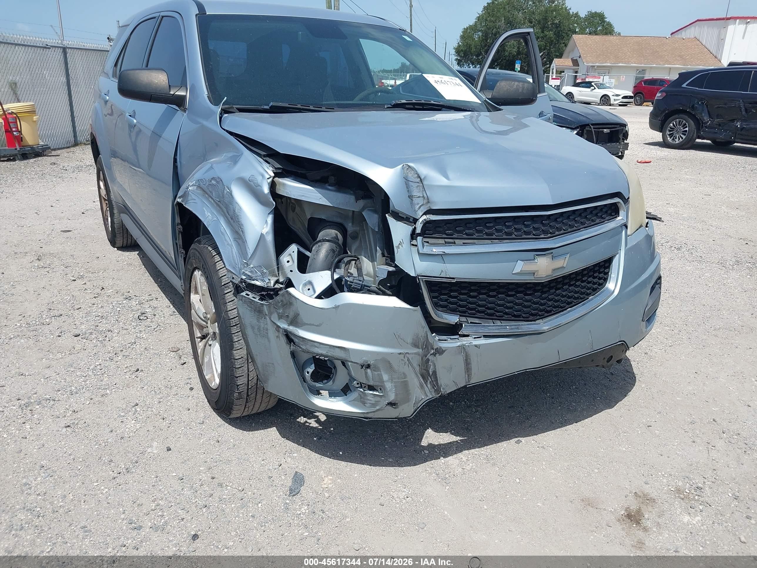 2015 Chevrolet Equinox Ls Blue vin: 2GNALAEK3F6325213
