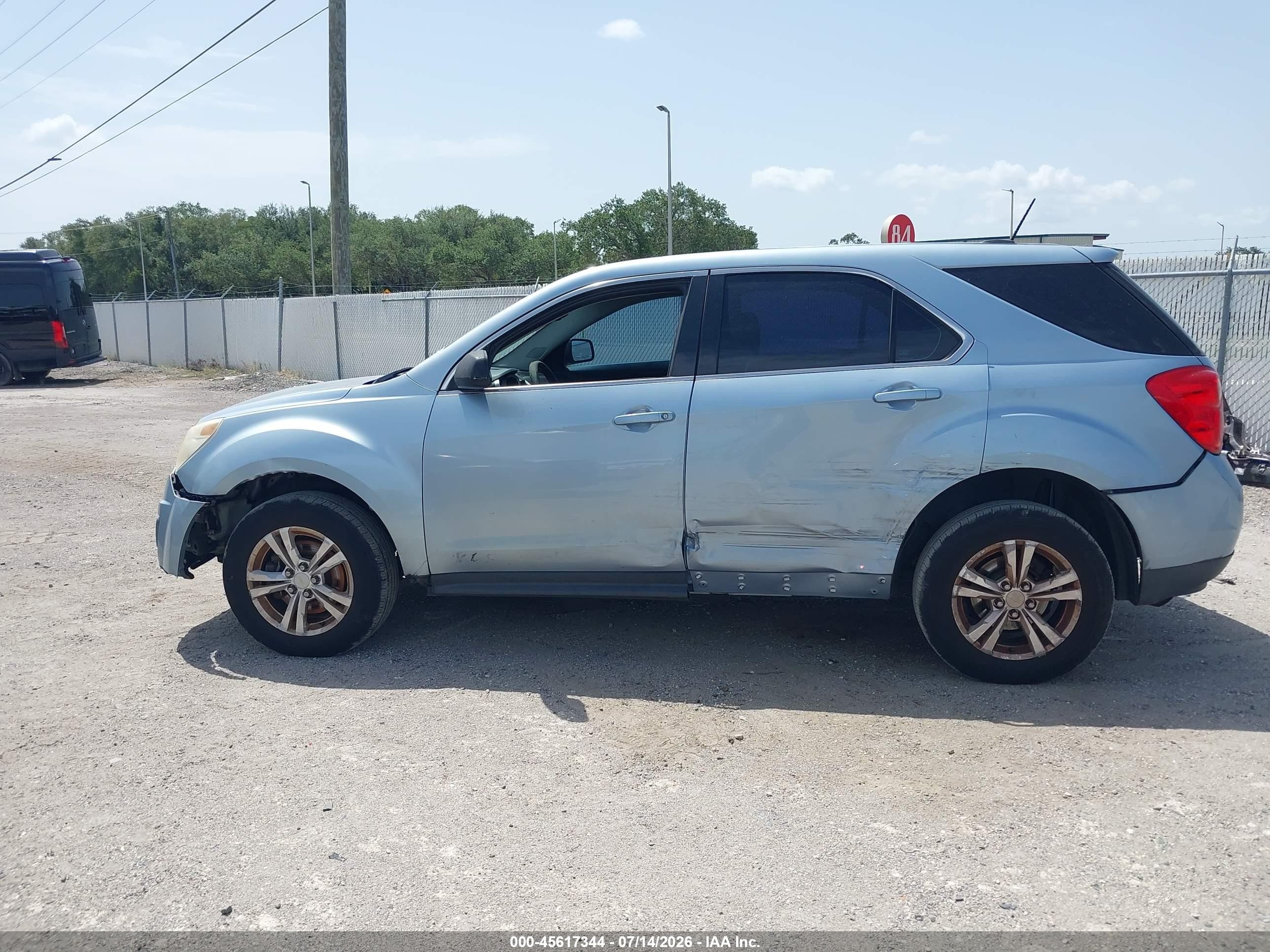 2015 Chevrolet Equinox Ls Blue vin: 2GNALAEK3F6325213