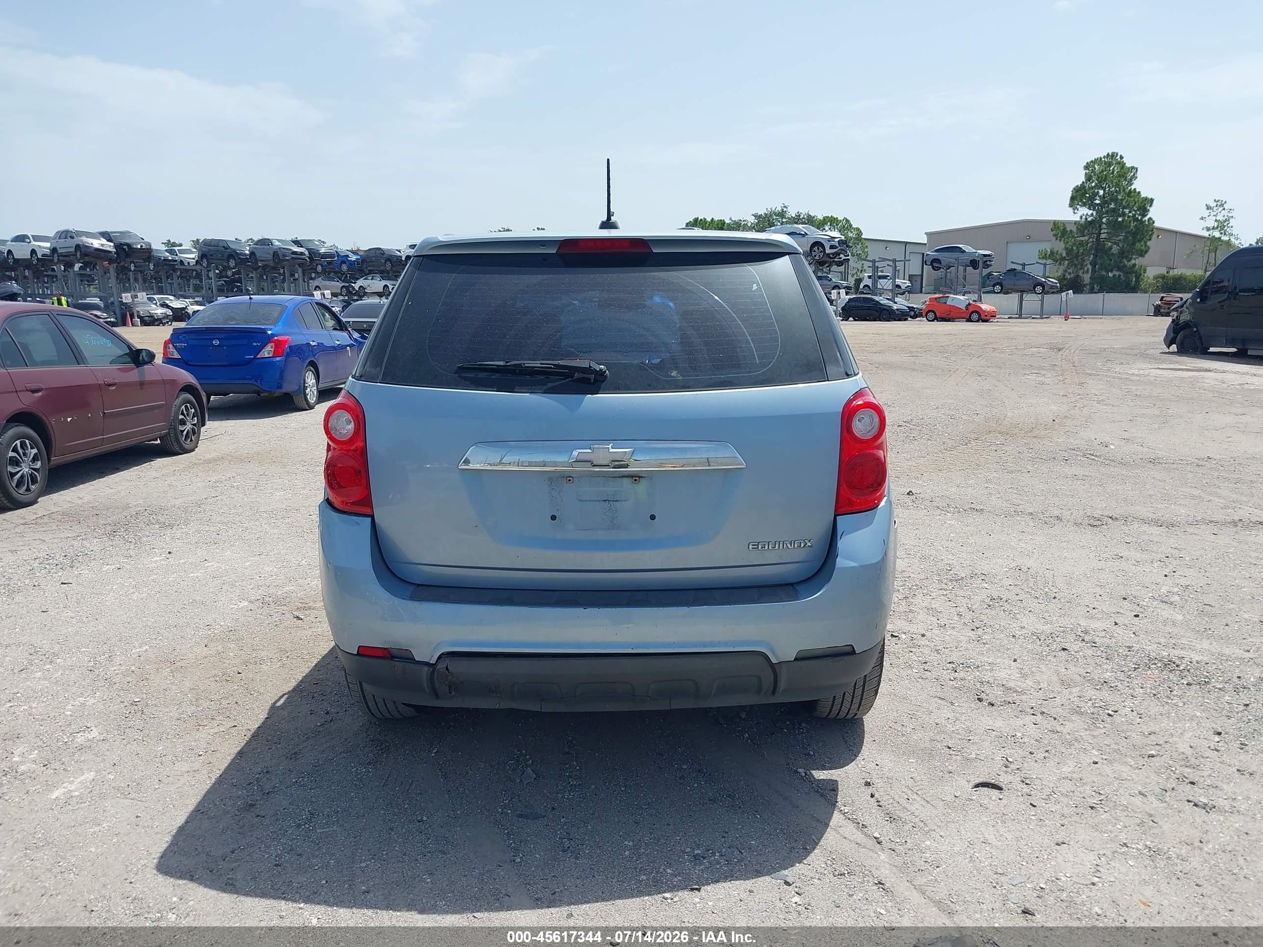 2015 Chevrolet Equinox Ls Blue vin: 2GNALAEK3F6325213