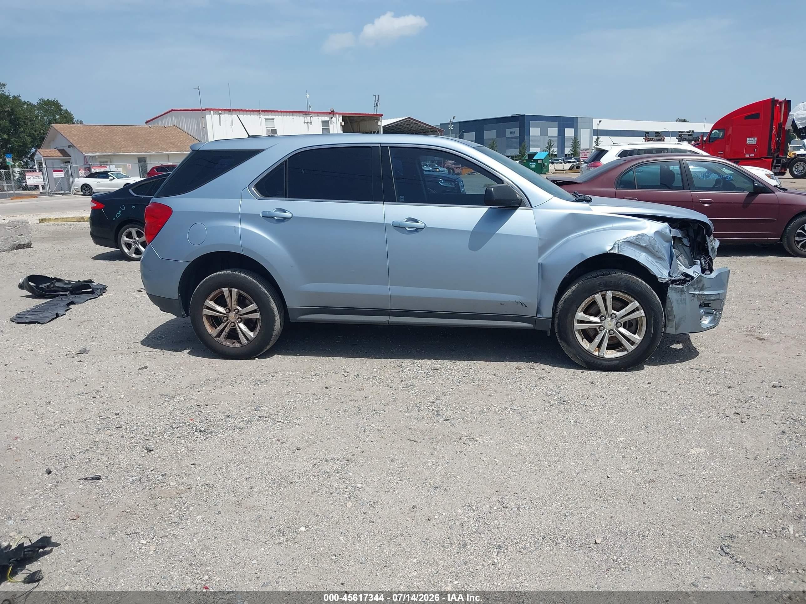 2015 Chevrolet Equinox Ls Blue vin: 2GNALAEK3F6325213