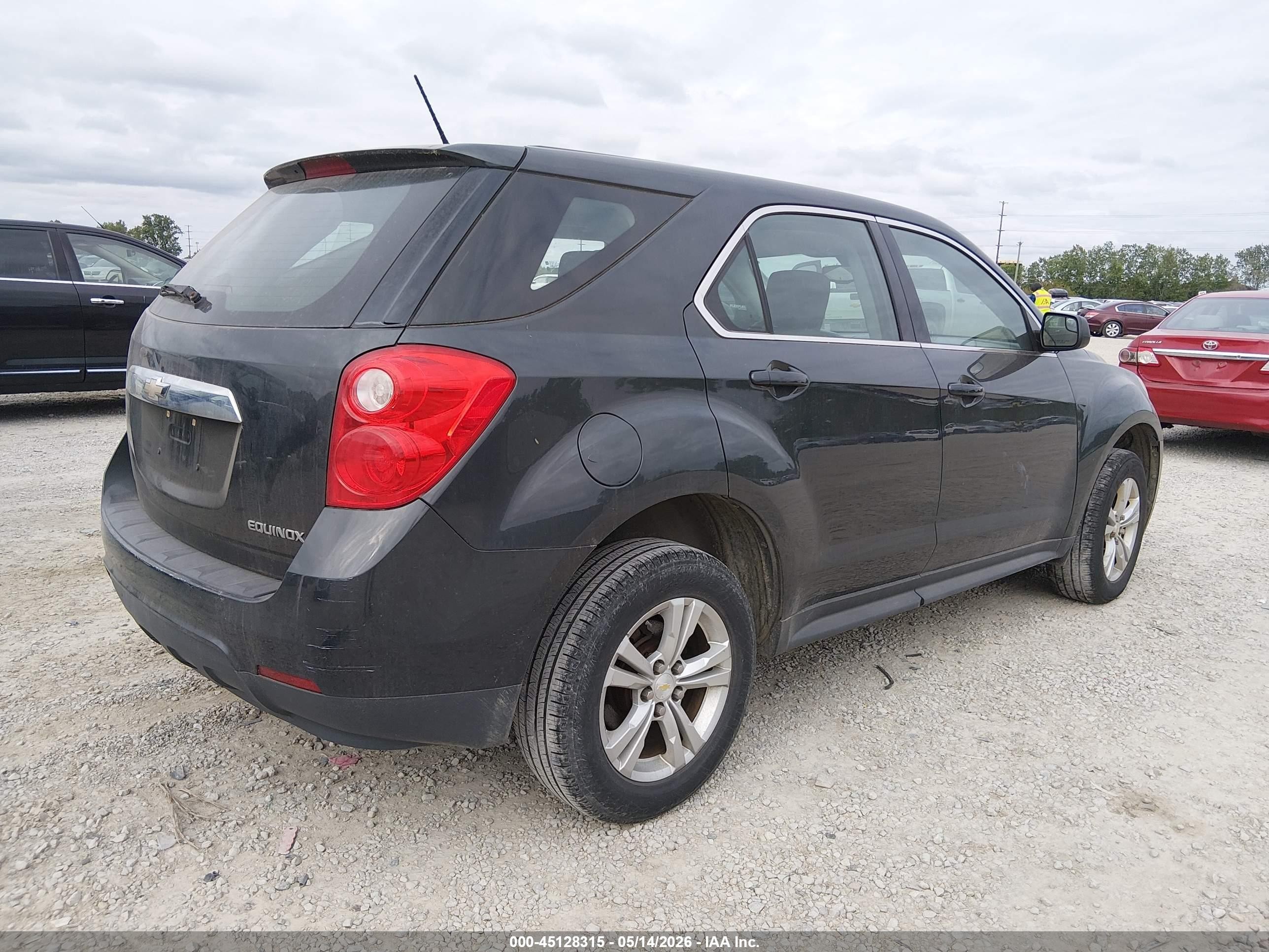 2014 Chevrolet Equinox Ls Gray vin: 2GNALAEK4E1124335