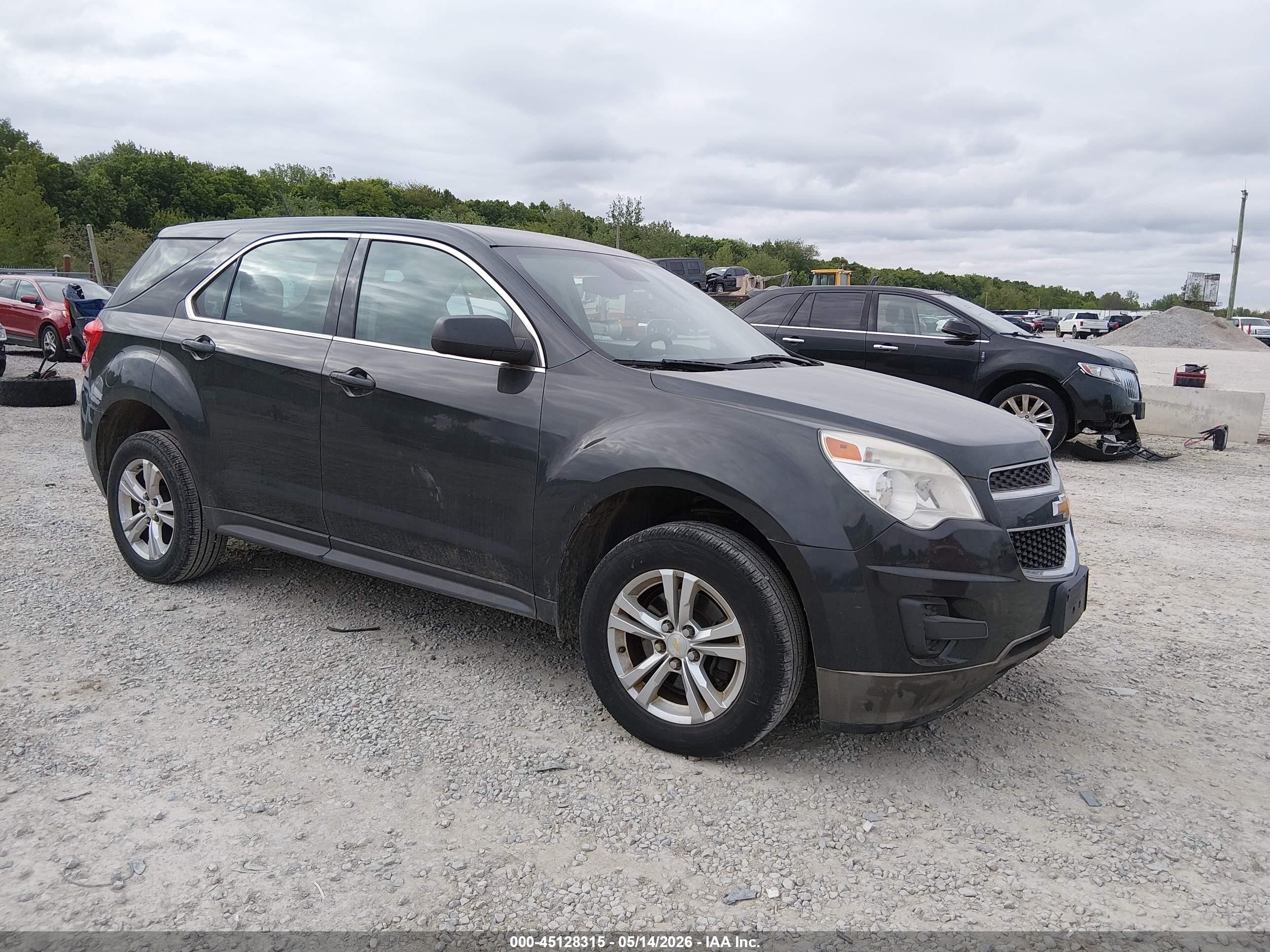 2014 Chevrolet Equinox Ls Gray vin: 2GNALAEK4E1124335